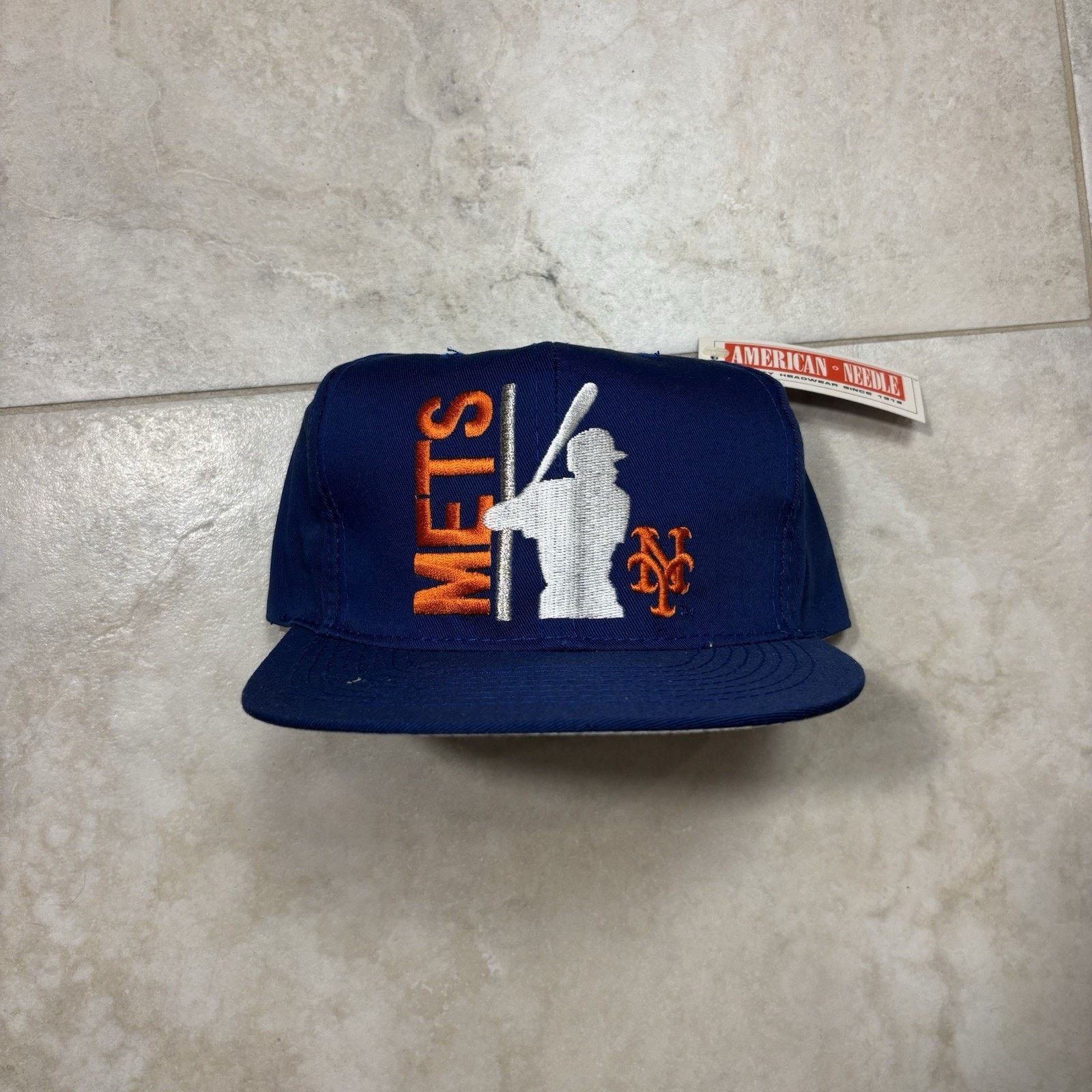 American Needle NWT Vintage New York Mets Snapback Hat 90s American Needle Size ONE SIZE - 1 Thumbnail