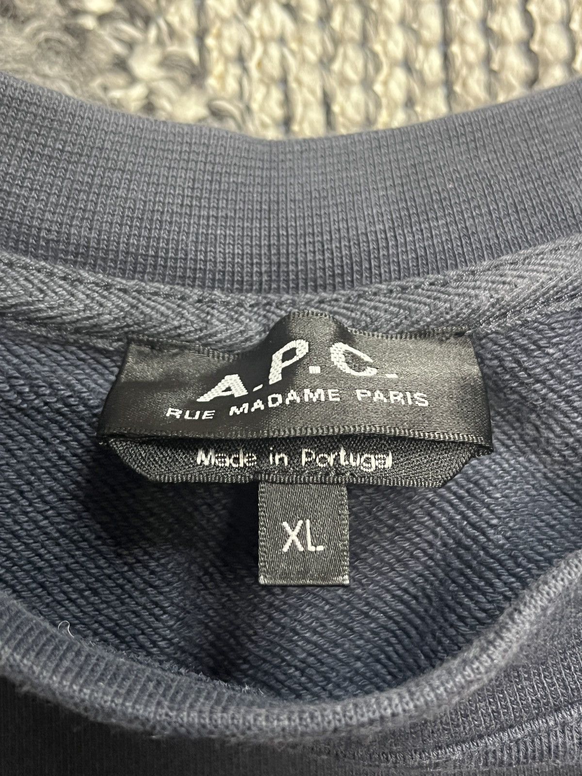 A.P.C. × Vintage A.P.C Rue Madame Paris Vintage Sweatshirt Size US M / EU 48-50 / 2 - 3 Thumbnail
