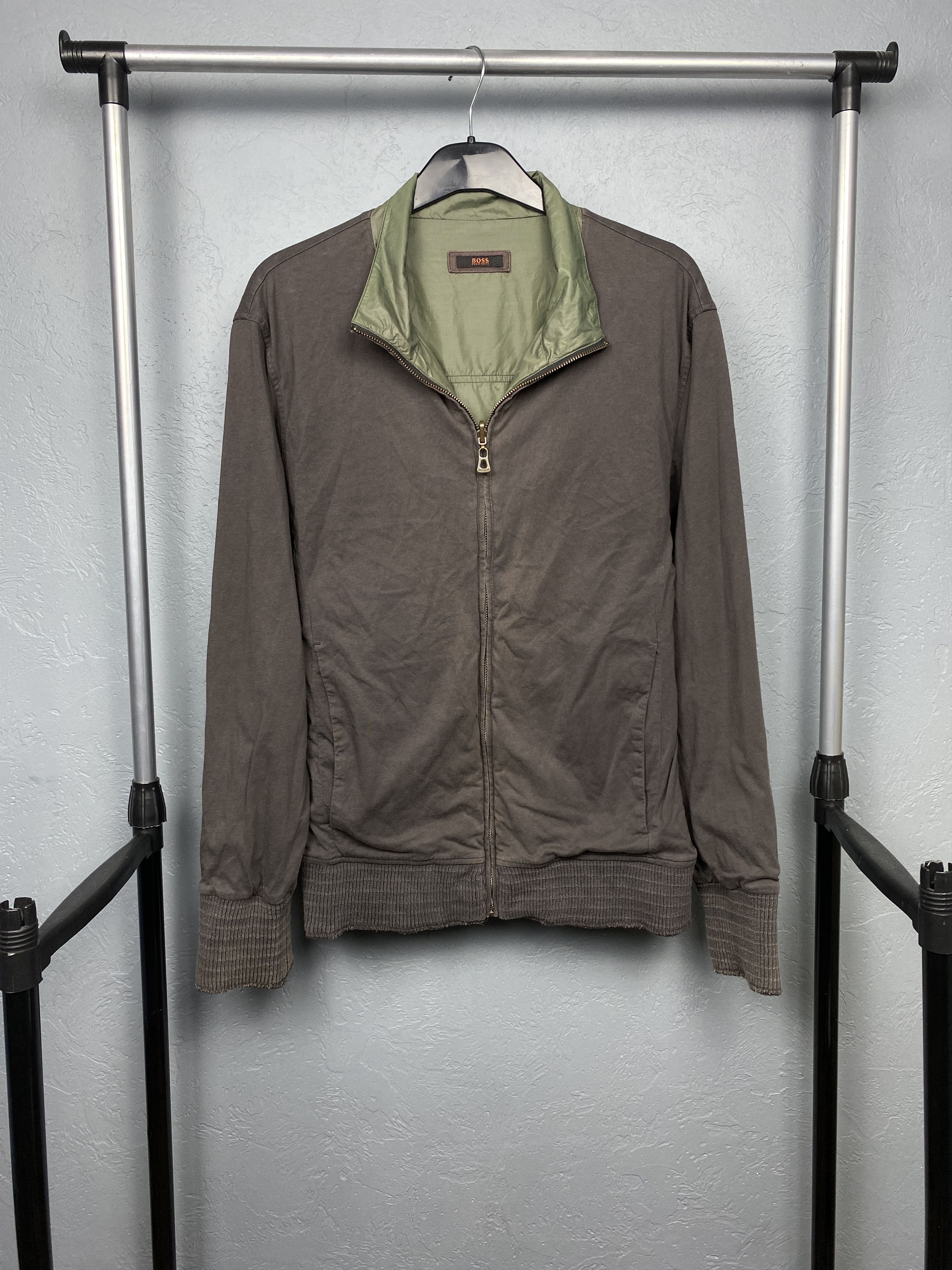 Hugo Boss × Vintage Hugo Boss Vintage Mens Reversible Nylon-Cotton Jacket Size US L / EU 52-54 / 3 - 5 Thumbnail