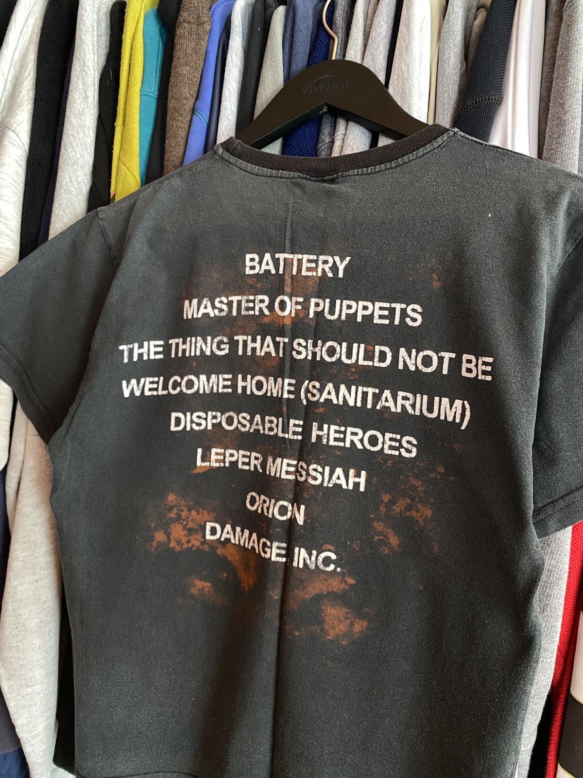 Band Tees METALLICA MASTER OF PUPPETS DISTRESSED FADED T-SHIRT Size US S / EU 44-46 / 1 - 4 Thumbnail
