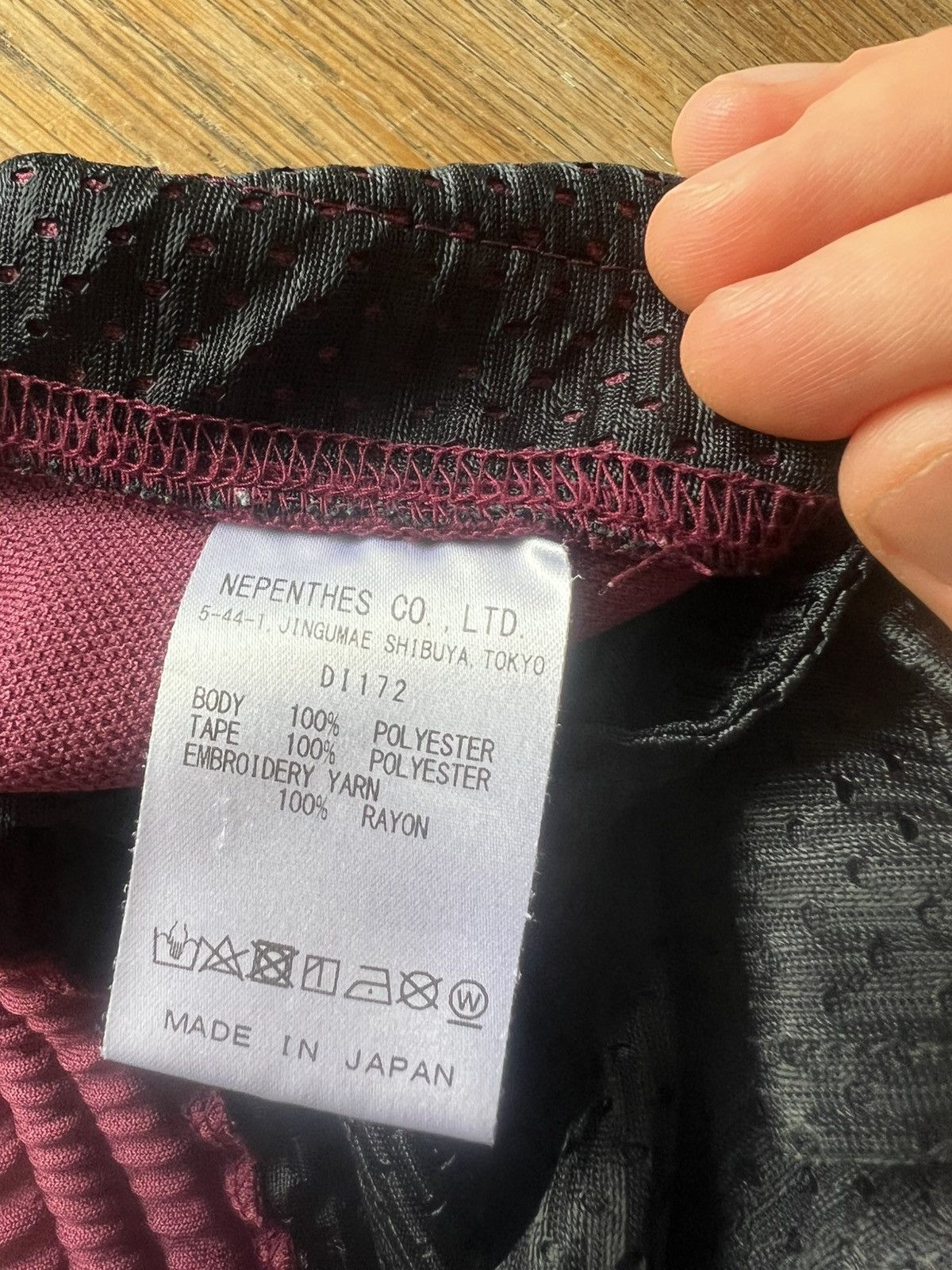 Needles Needles Burgundy Track Pants Size Small Size US 28 / EU 44 - 3 Thumbnail