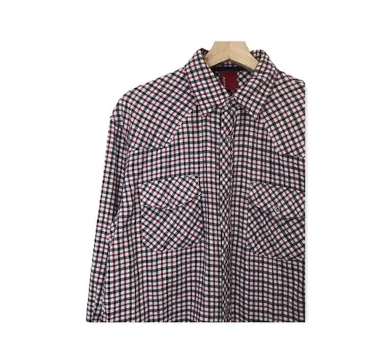Flannel Airborn Plaid Tartan Flannel Shirt Button Up Size US M / EU 48-50 / 2 - 3 Thumbnail