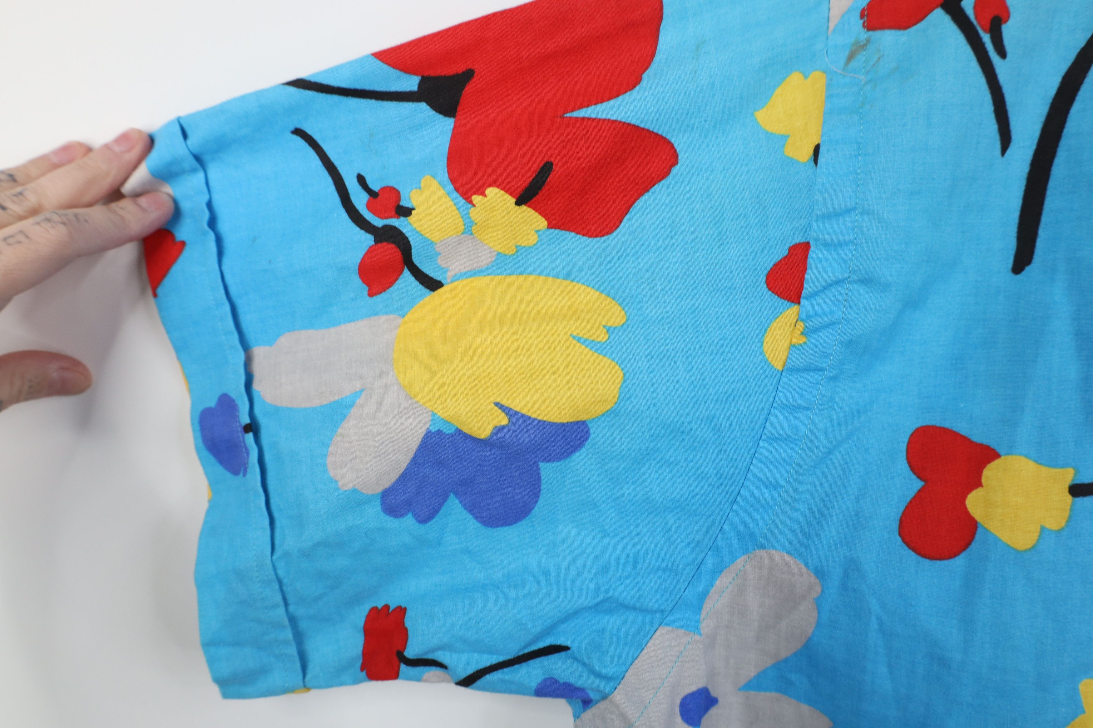 Vintage Vintage 60s 70s Single Needle Looped Collar Hawaiian Shirt Size US XL / EU 56 / 4 - 11 Thumbnail