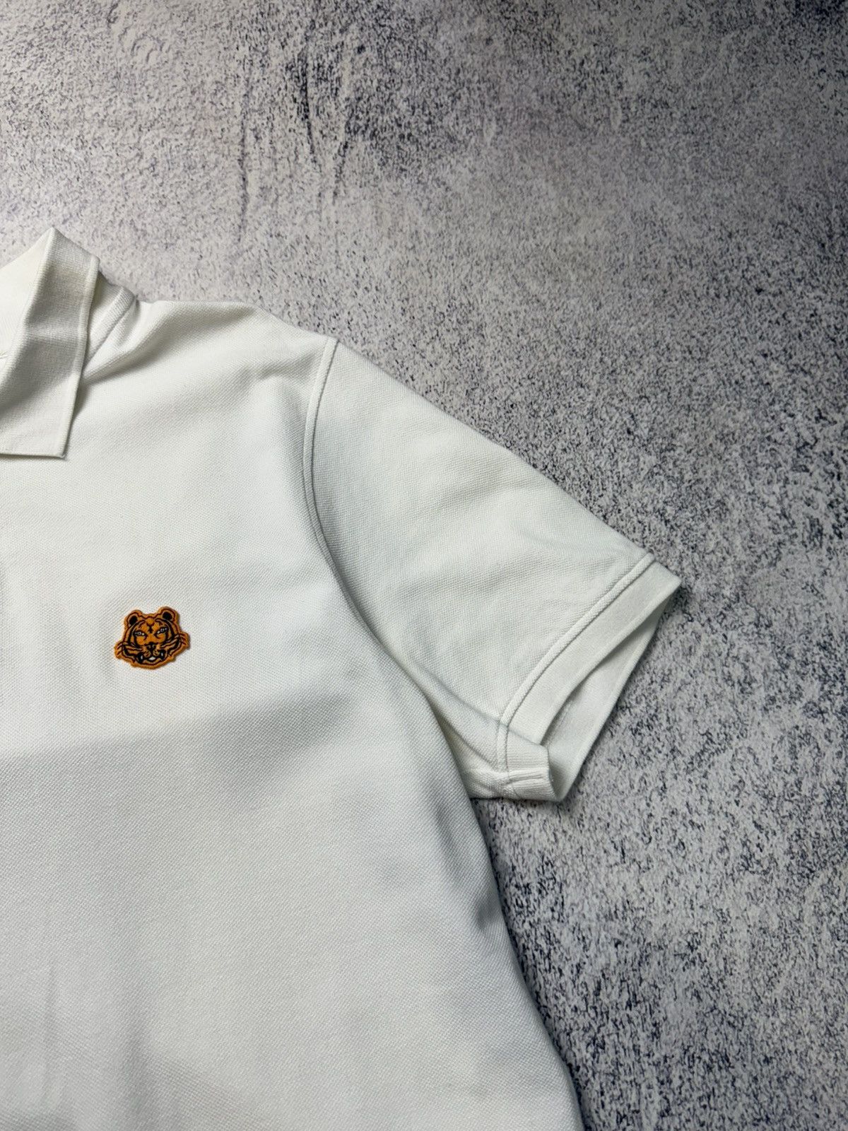 Kenzo Kenzo White Polo Shirt Size L Size US L / EU 52-54 / 3 - 6 Thumbnail