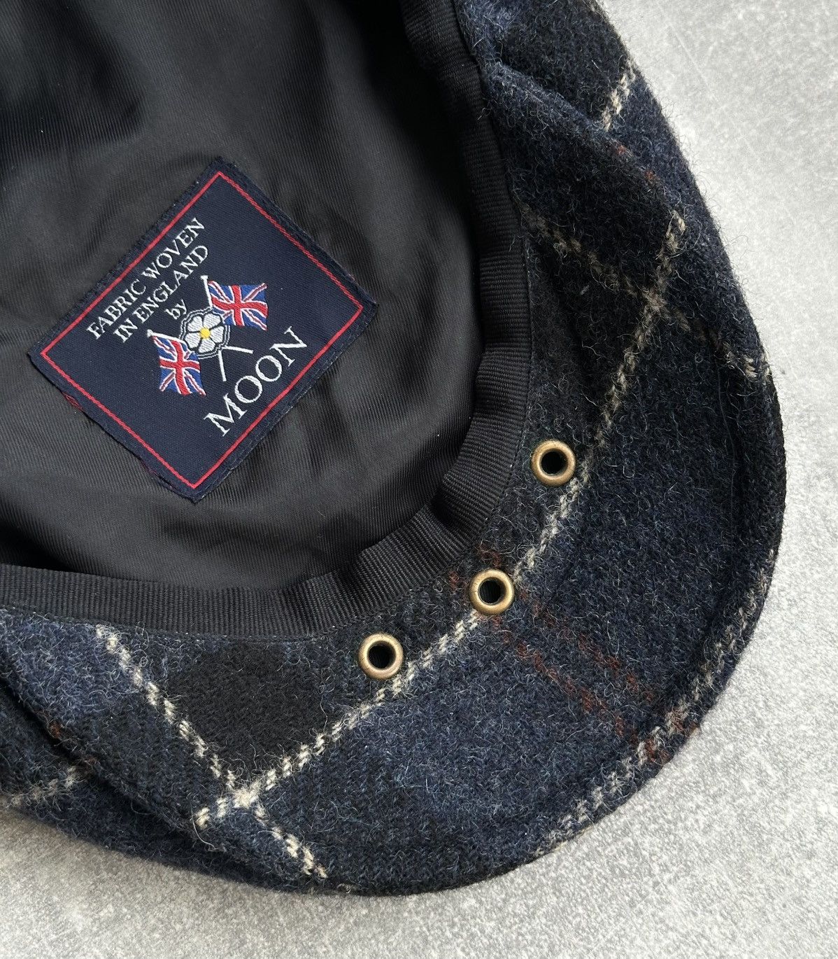 Barbour Barbour Moon Tweed Wool Check Flat Cap Hat Size L-XL Size ONE SIZE - 7 Thumbnail