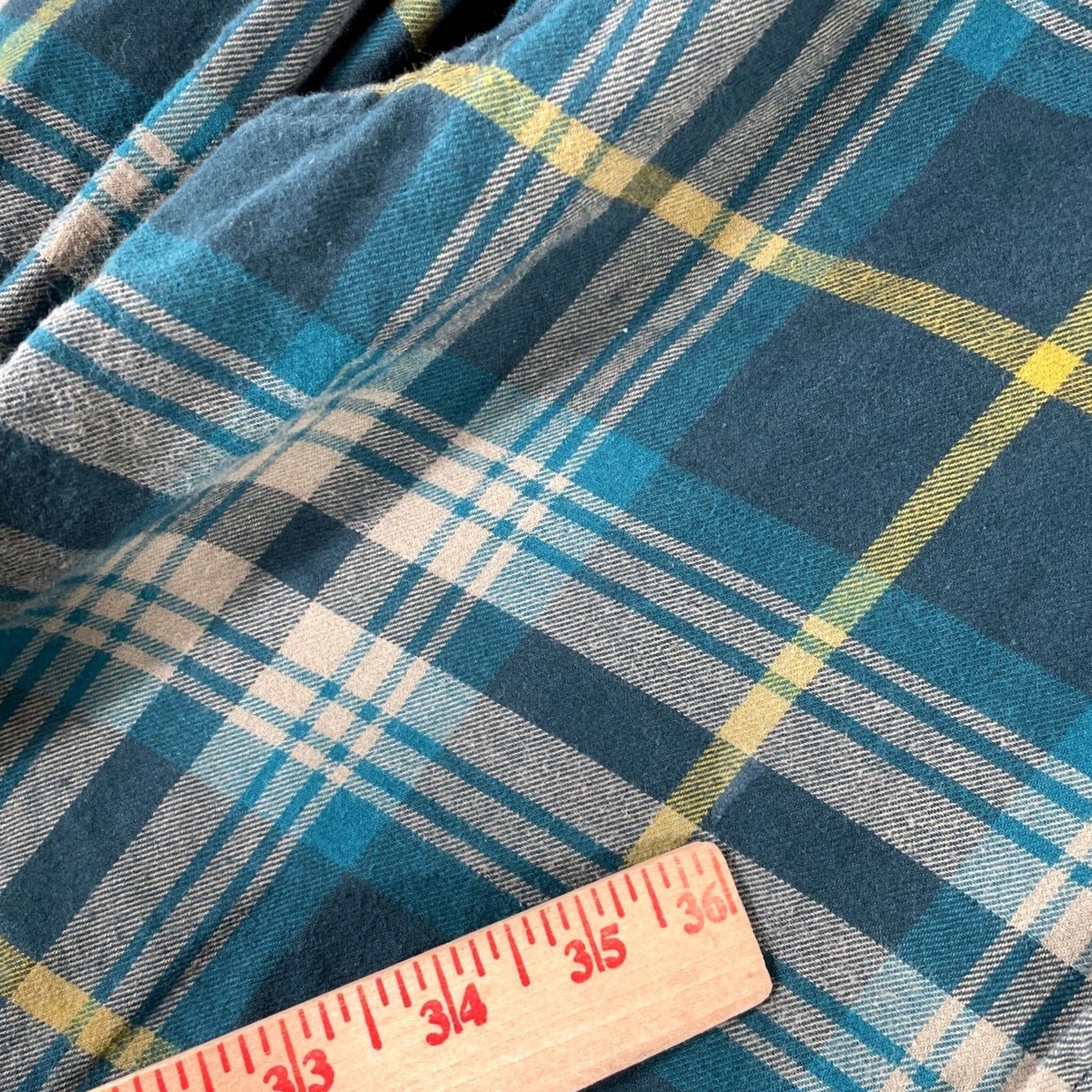 Eddie Bauer Eddie Bauer Button-Down Mens Medium Teal Plaid Flannel Long Sleeve Classic Fit Shirt Size US M / EU 48-50 / 2 - 4 Thumbnail