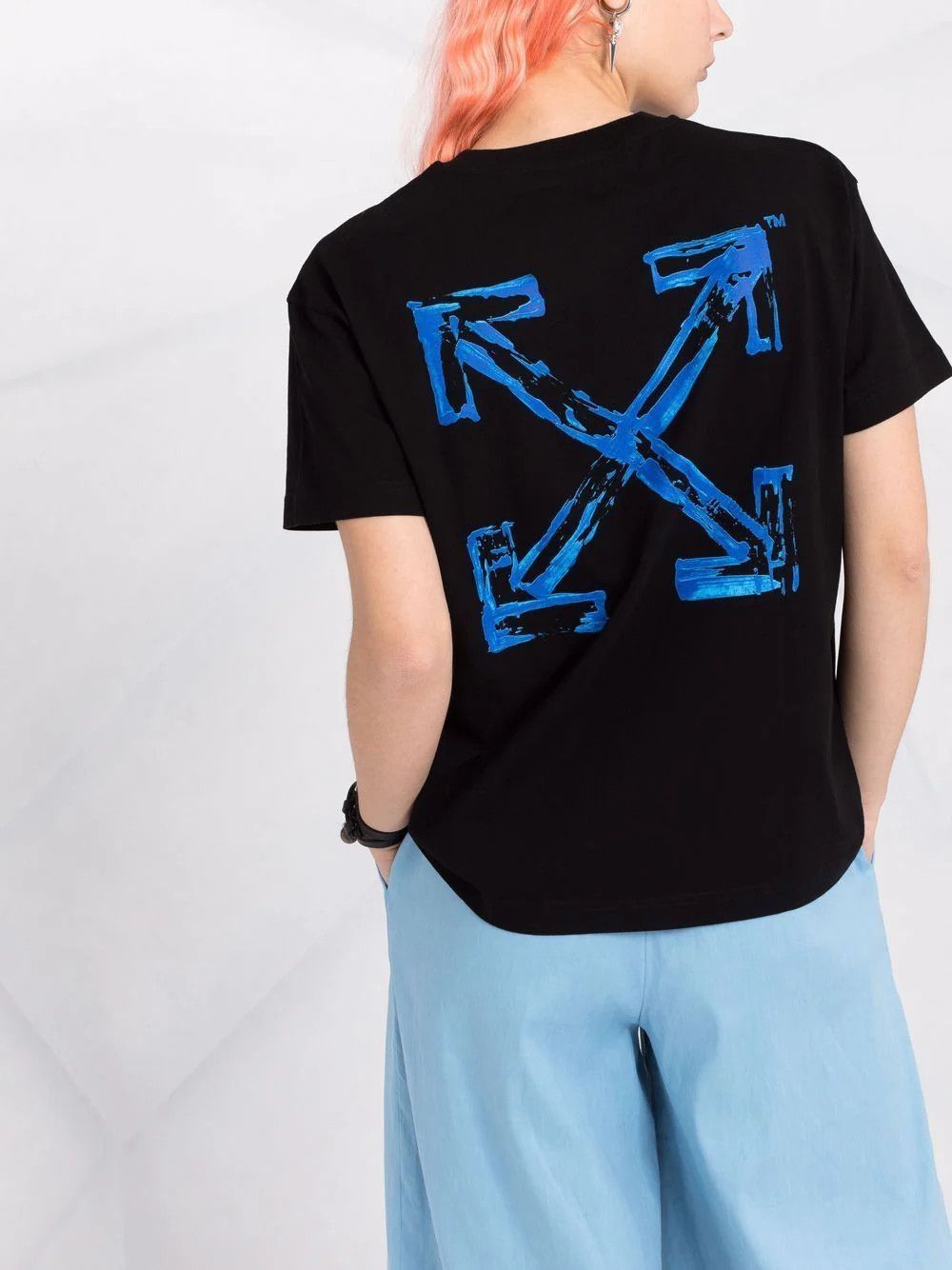 Off-White o1gr1nt0325 Painted Arrows Reg T-Shirt in Black Size XXS / US 00 / IT 34 - 5 Thumbnail