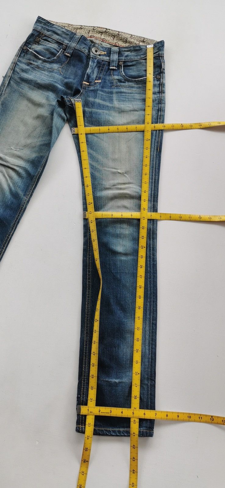 Edwin Edwin 503 Distressed Jeans Size US 30 / EU 46 - 12 Thumbnail