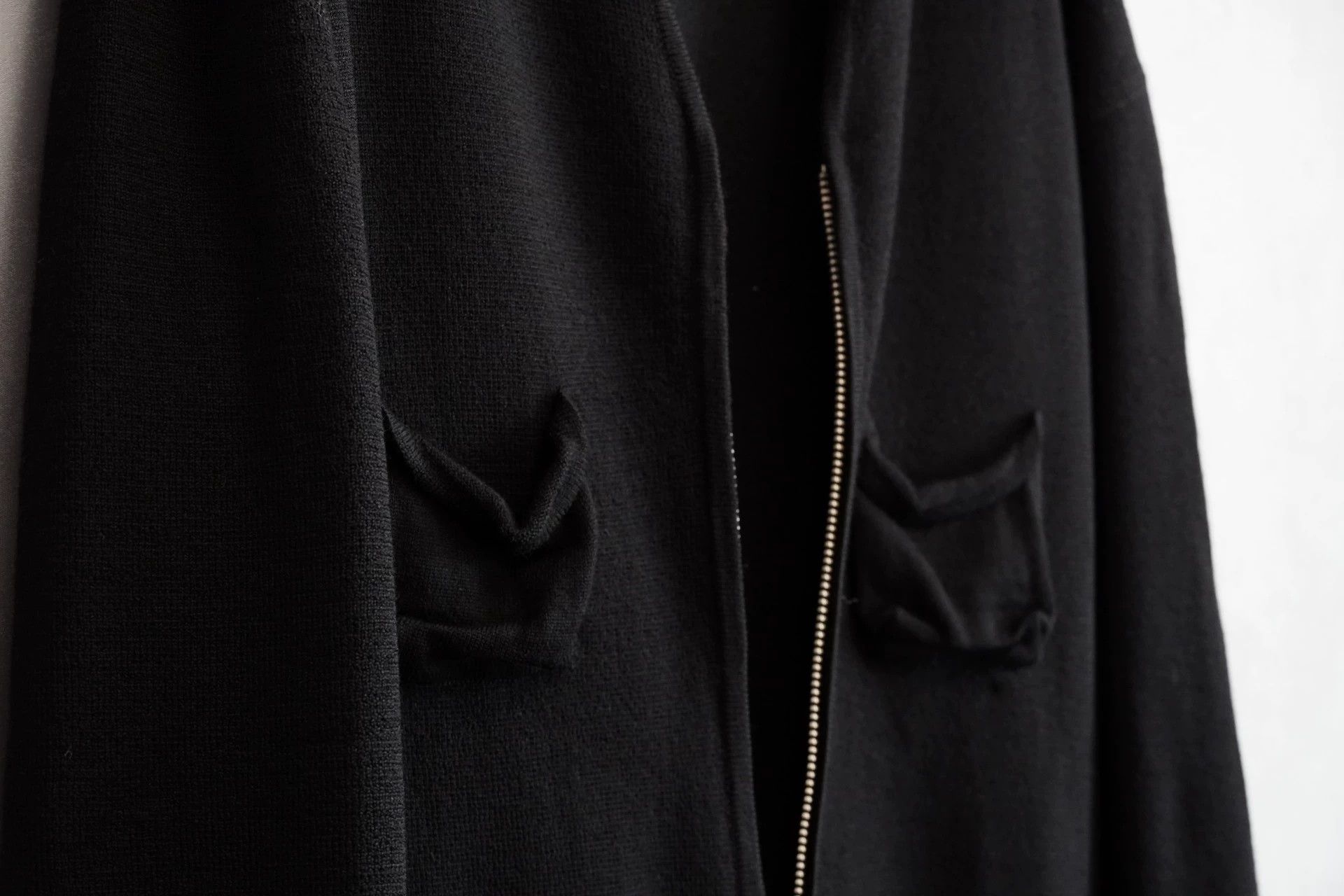 Yohji Yamamoto Yohji Yamamoto 90AW Wool 4-Pocket Zip Cardigan Black M Size US M / EU 48-50 / 2 - 4 Thumbnail