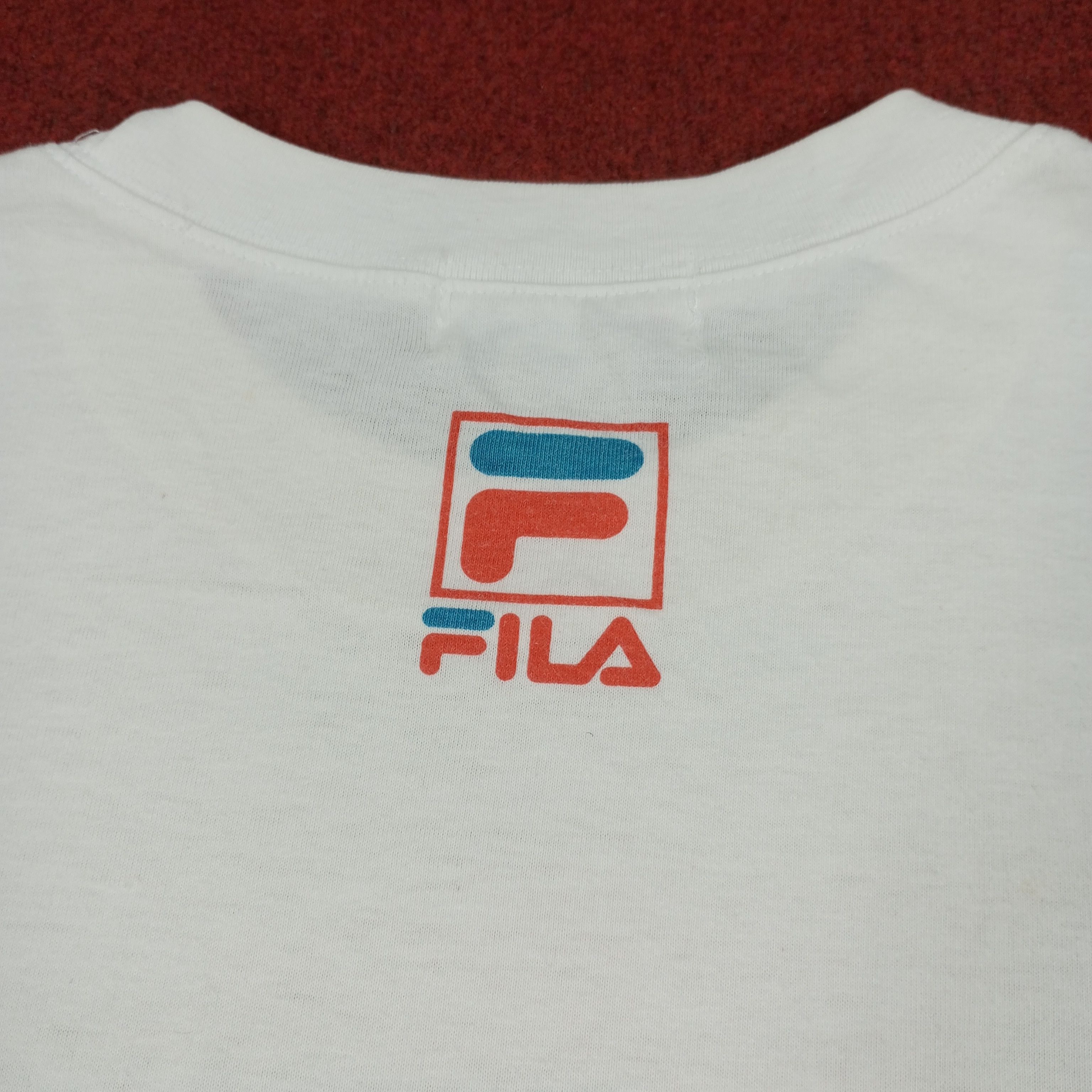 Fila × Vintage Fila Center Art Design Style Tshirt Size US XL / EU 56 / 4 - 4 Thumbnail