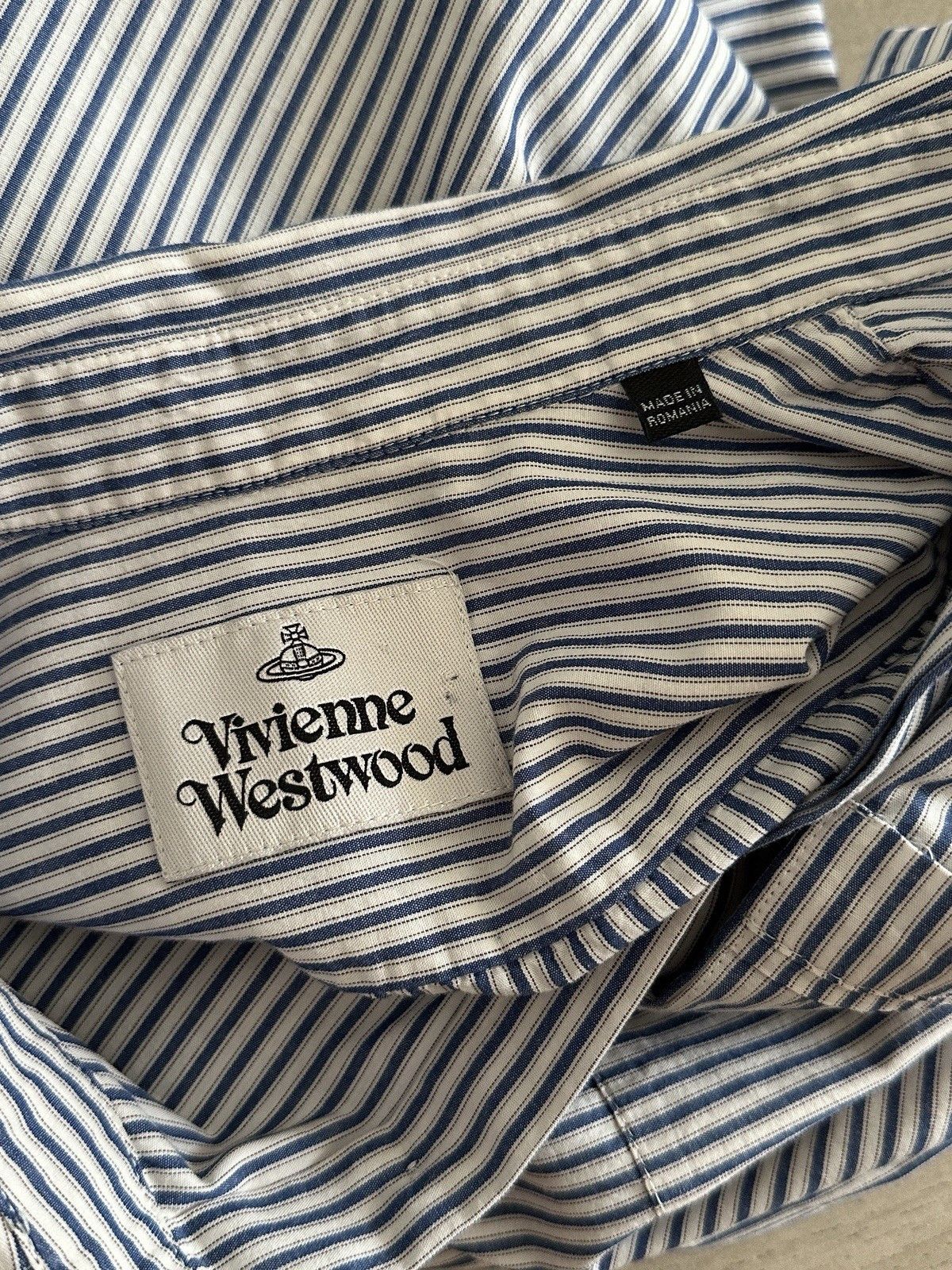 Vivienne Westwood Vivienne Westwood Mens Striped Shirt size EU-50/US-40 Size US M / EU 48-50 / 2 - 7 Thumbnail