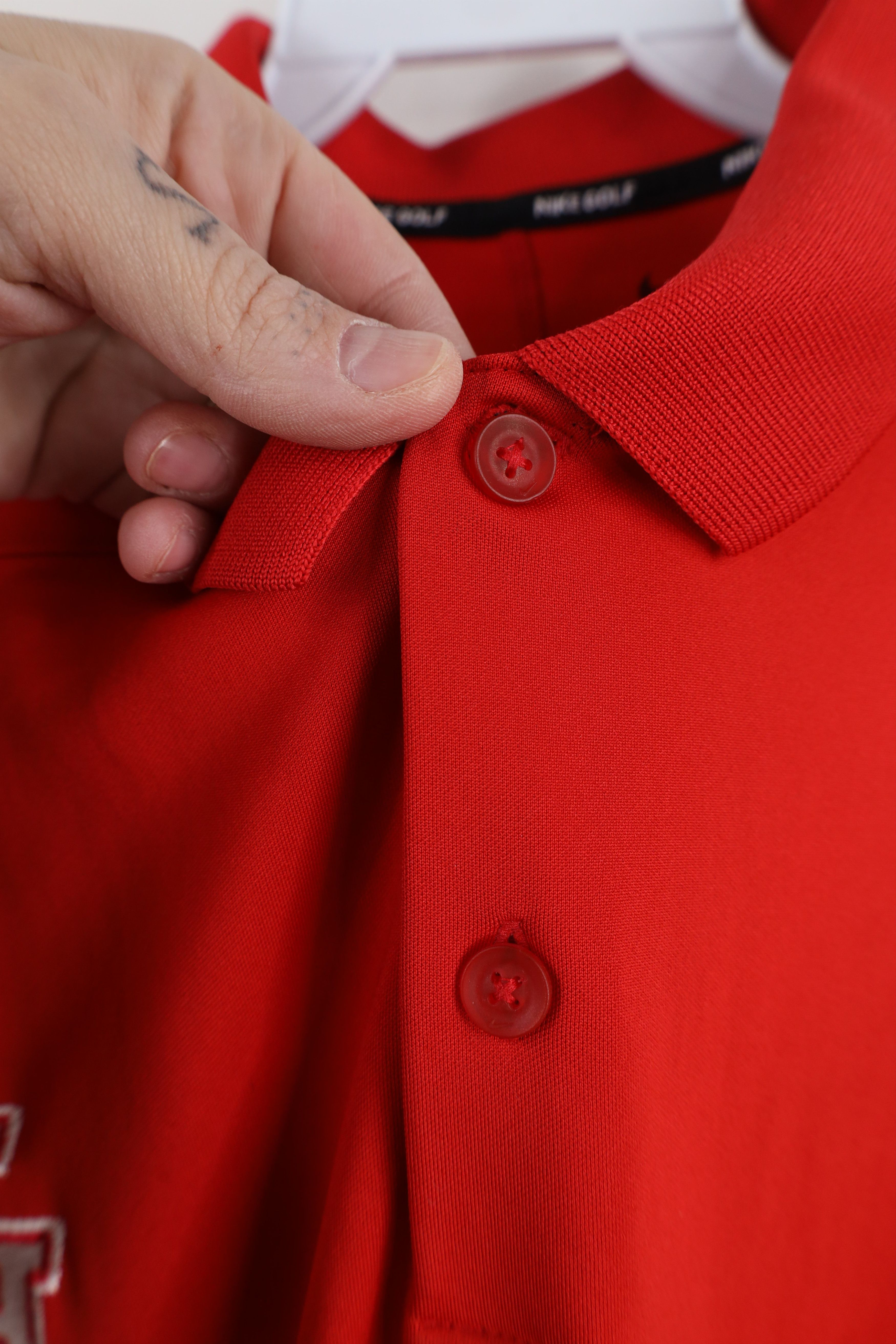 Nike × Vintage Nike Golf University of Houston Short Sleeve Collared Shirt Size US XL / EU 56 / 4 - 10 Thumbnail