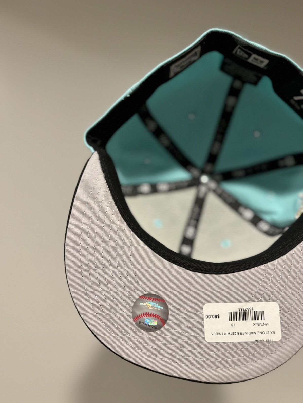 Hat Club × MLB × New Era Hatclub Exclusive Seattle Mariners Mint Condition Grey Brim Size ONE SIZE - 5 Thumbnail