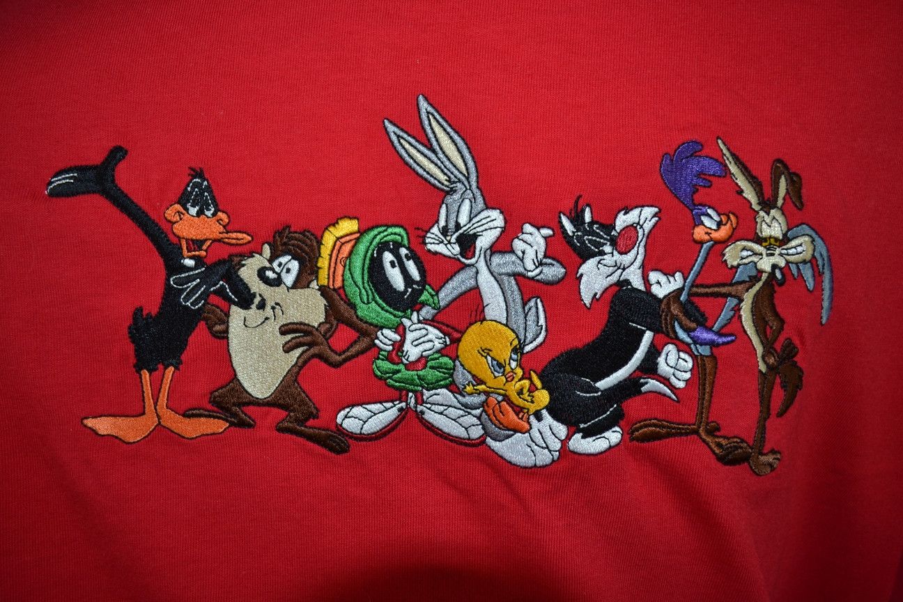 Cartoon Network × Vintage × Warner Bros Vintage 1998 Looney Tunes Warner Bros Embroidered tee L Size US L / EU 52-54 / 3 - 4 Thumbnail