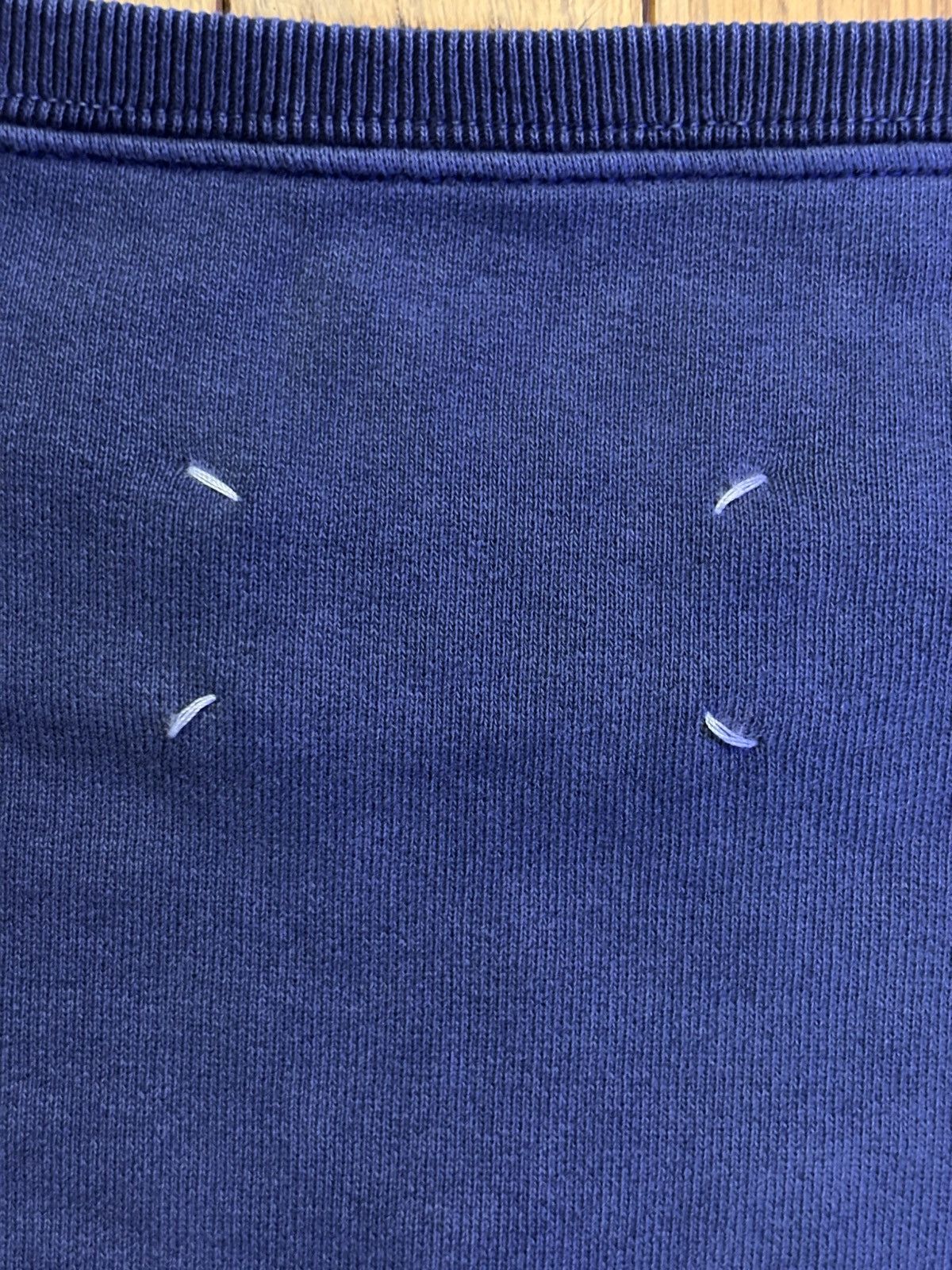 Maison Margiela Maison Margiela SS23 Distressed Appliqué Logo Crewneck Size US L / EU 52-54 / 3 - 6 Thumbnail