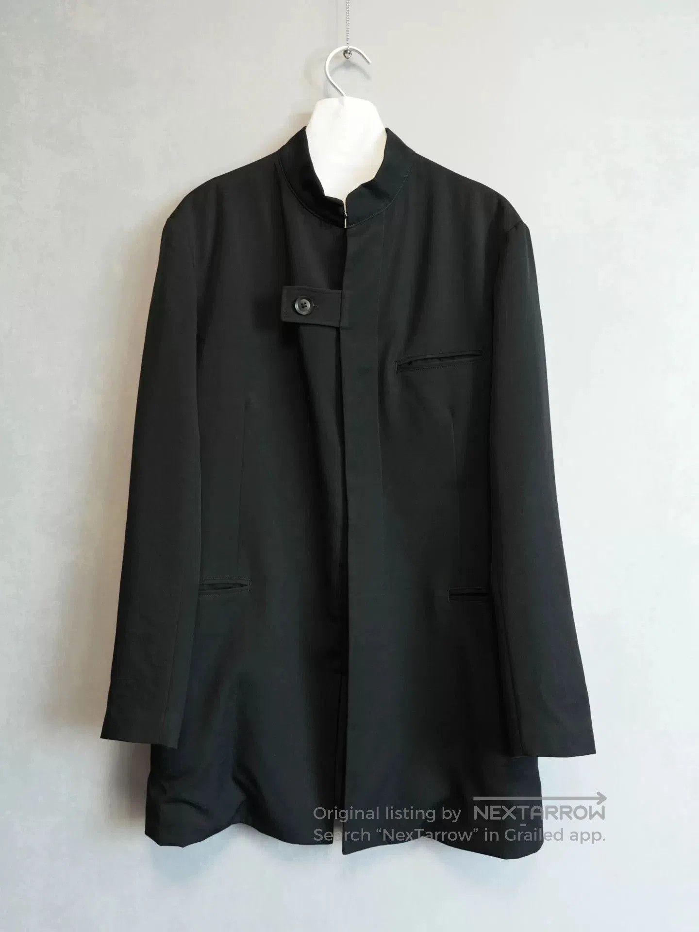 Yohji Yamamoto yohji yamamoto wool jacket with hidden buttons. Size US M / EU 48-50 / 2 - 1 Thumbnail