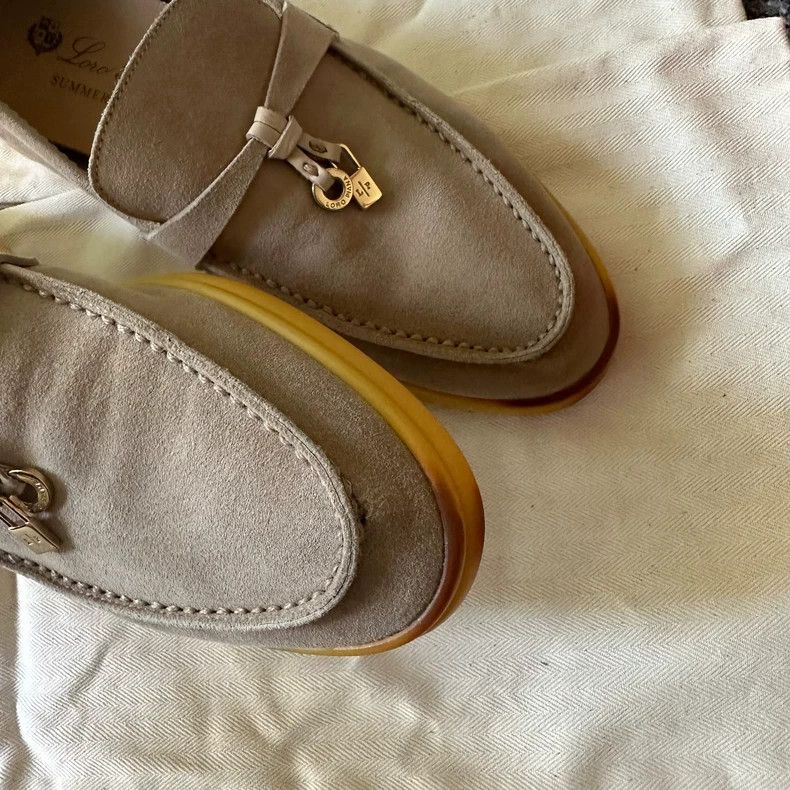 Loro Piana Loro Piana Beige suede casual shoes 2505-Nextarrow Size US 5.5 / IT 35.5 - 8 Thumbnail