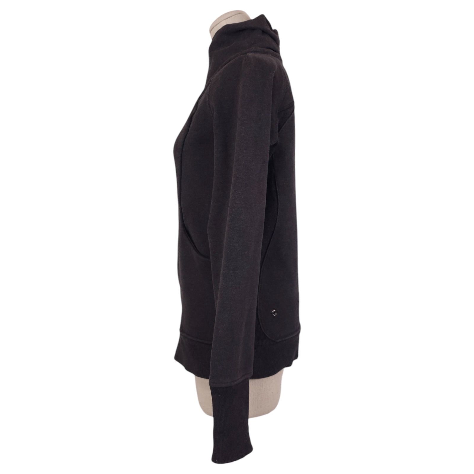 Lululemon Lululemon Cozy Cuddle Up Jacket Heathered Black / Black Sz 6 Size M / US 6-8 / IT 42-44 - 2 Thumbnail