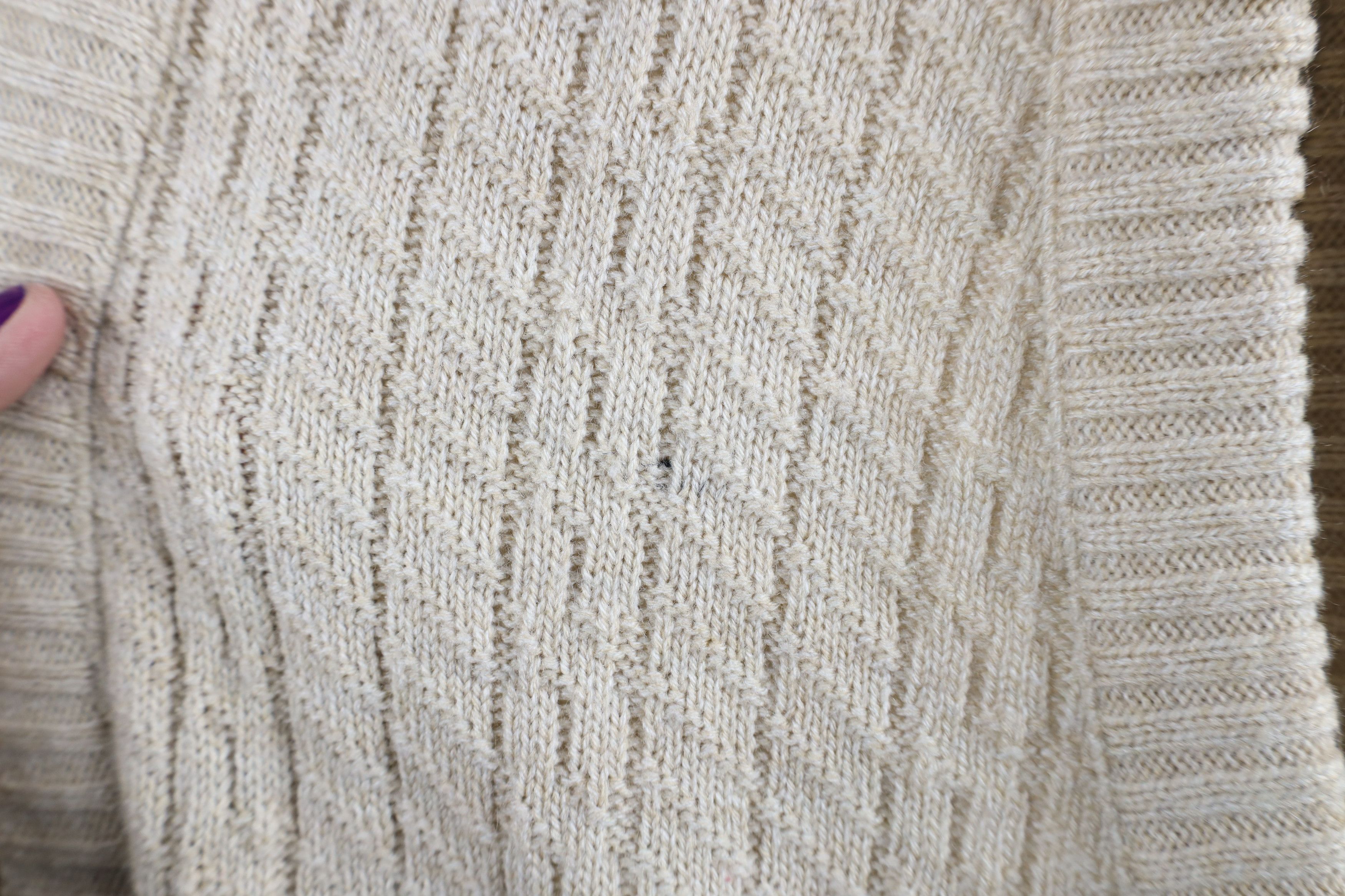 Vintage Vintage 90s Streetwear Button Cardigan Sweater Vest Beige Size US XXL / EU 58 / 5 - 4 Thumbnail