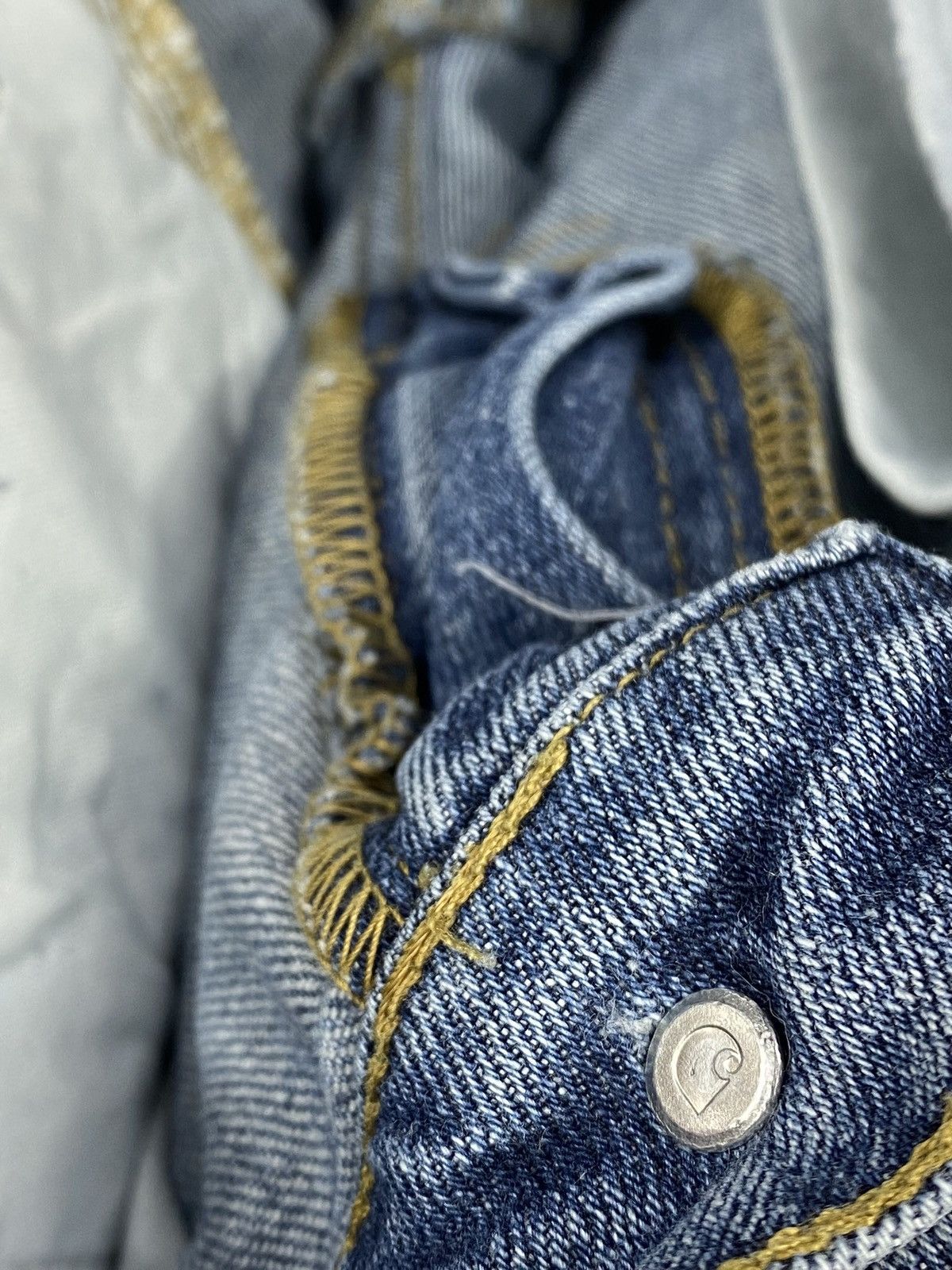 Carhartt 🔥LASTDROP🔥 Carhartt Rebel Distressed Denim Jeans Slim Pants Size US 31 - 18 Thumbnail
