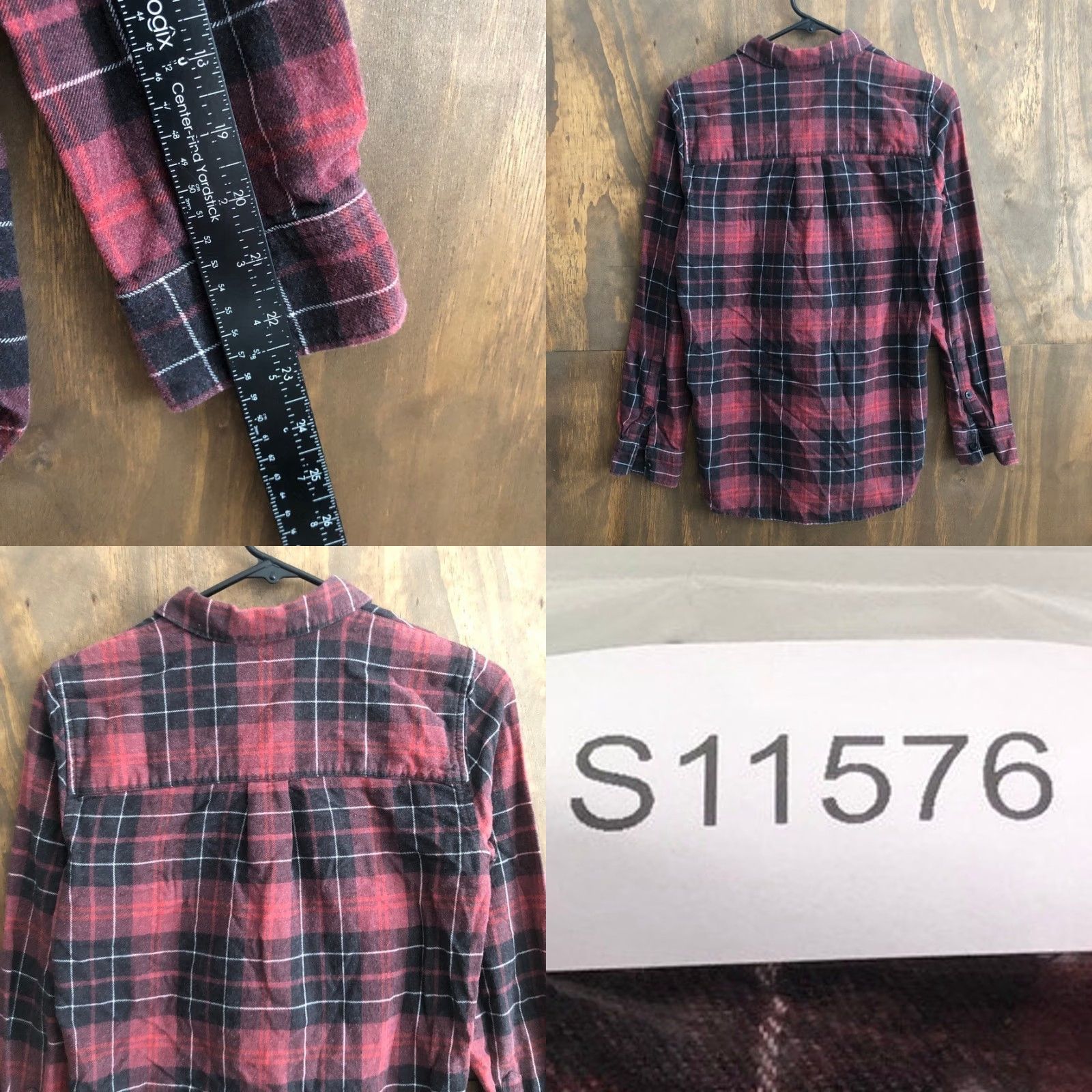 Madewell Madewell Womens Shirt Red Plaid Flannel Button Down Slim Fit 100% Cotton XS Size XS / US 0-2 / IT 36-38 - 8 Thumbnail