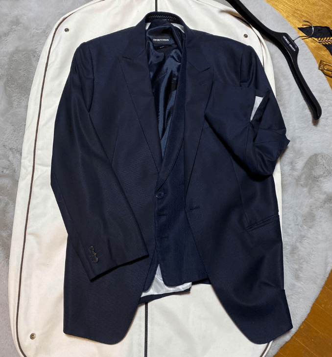 Emporio Armani Emporio Armani SUPREME Navy Blue Jacket and Vest Men Size 52R - 1 Thumbnail