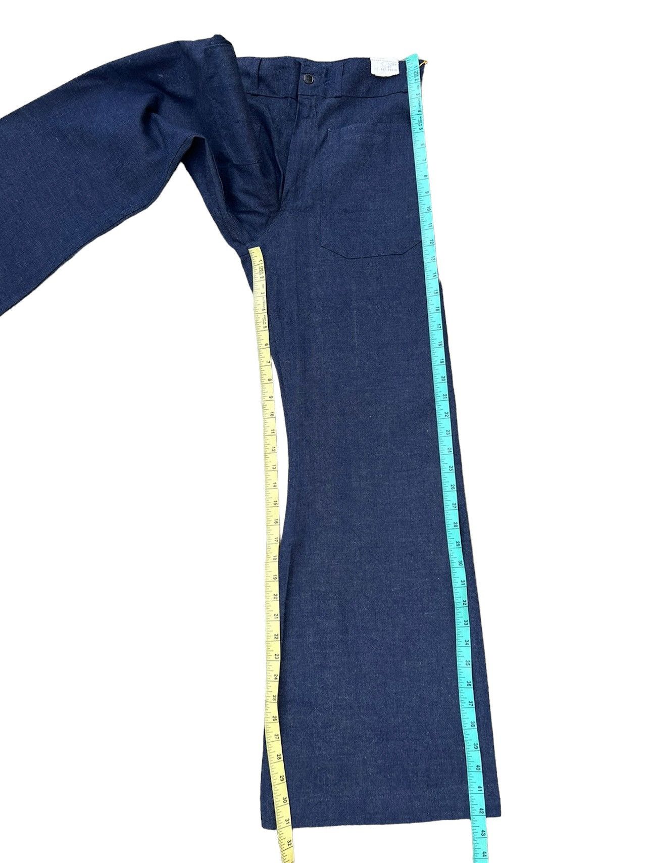Vintage 50s 60s Seafarer Cone Denim Sanforized Super Flare Jeans Size US 29 - 5 Thumbnail