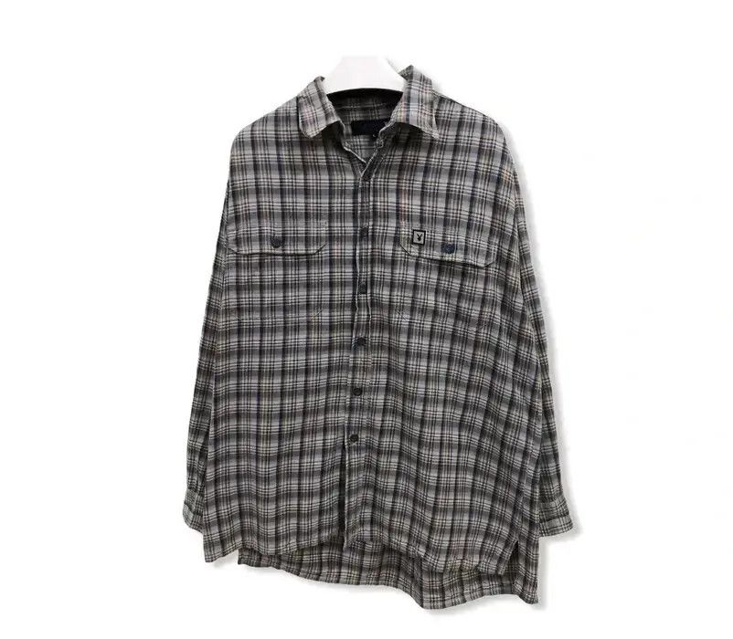 Playboy Vintage playboy Checked Plaid Tartan Flannel Shirt 👕 Size US L / EU 52-54 / 3 - 1 Thumbnail