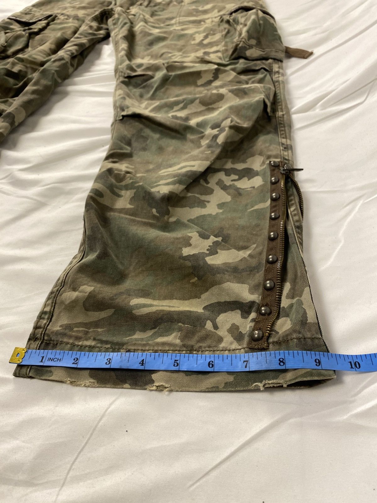 Jun Takahashi 2000 Jun Men Cargo Camo Studded Multipocket Bondage Size US 33 - 24 Thumbnail