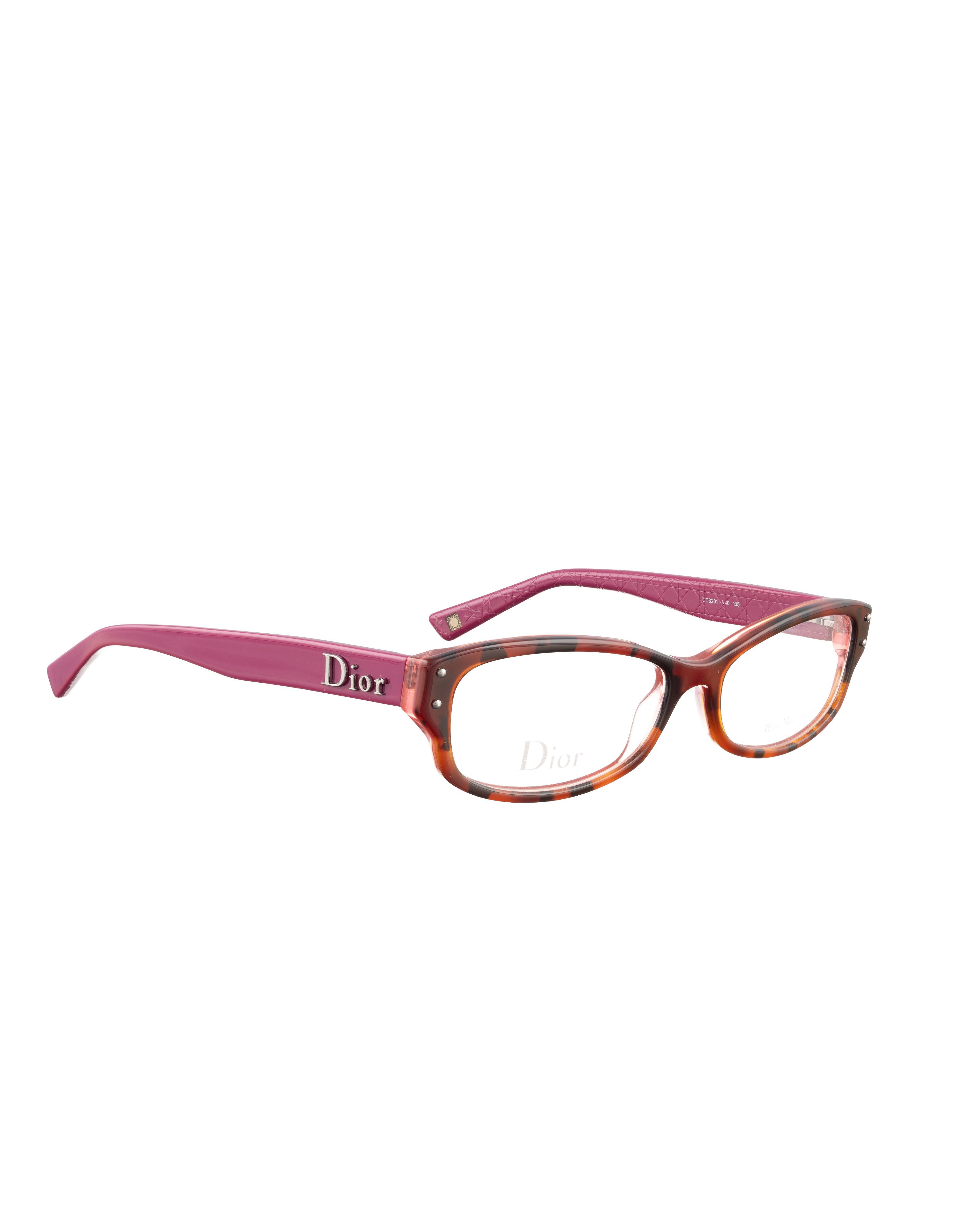 Dior Dior '90s Violet Glasses with Abstract Pattern Size ONE SIZE - 2 Thumbnail