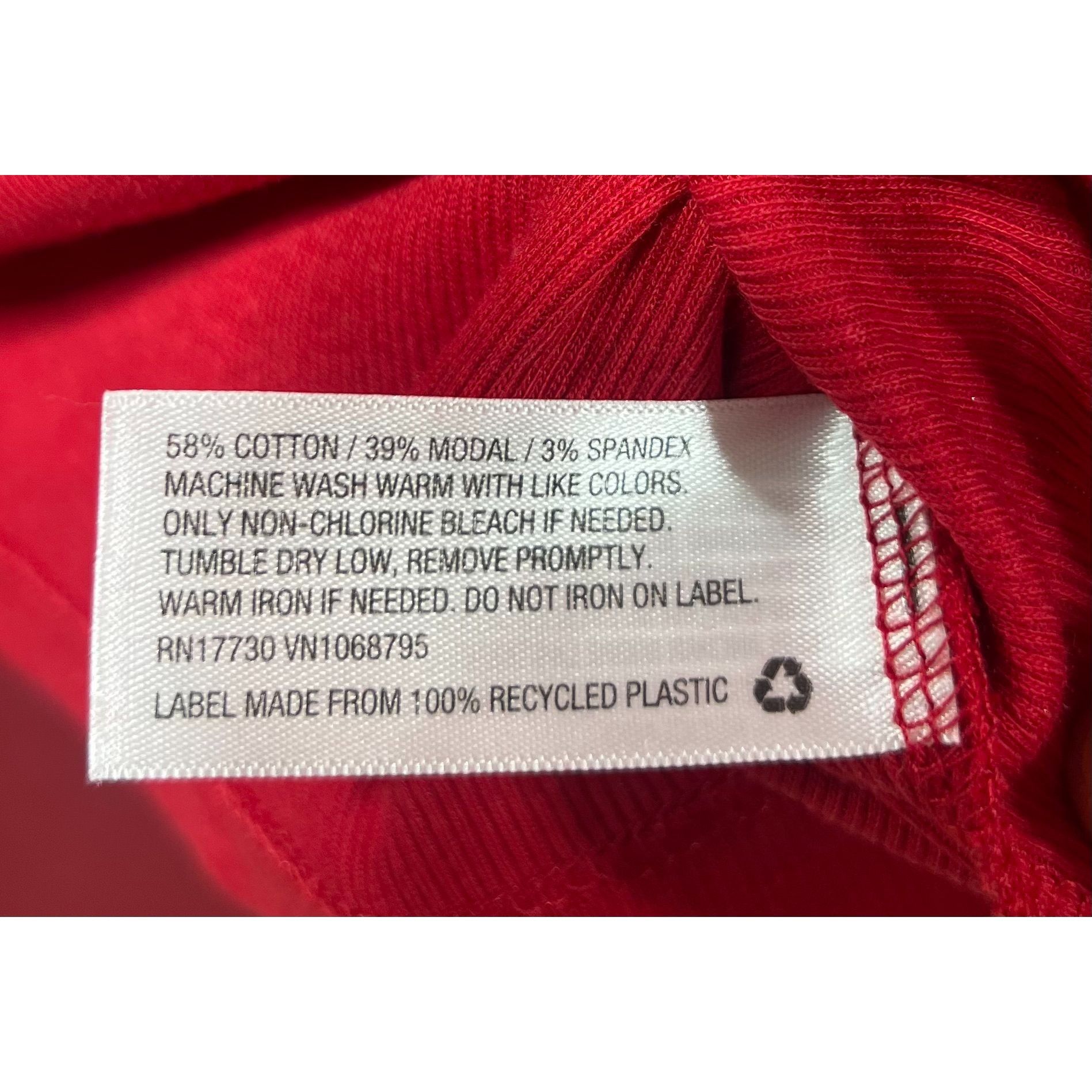 Other A New Day - Women's Long Sleeve Blouse - Red - Large Size L / US 10 / IT 46 - 9 Thumbnail