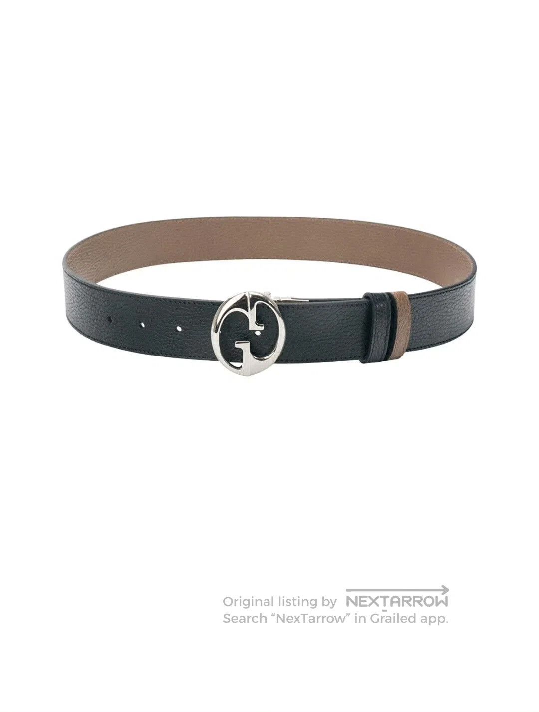 Gucci Gucci Unisex Logo Buckle Leather Belt. Size ONE SIZE - 2 Thumbnail