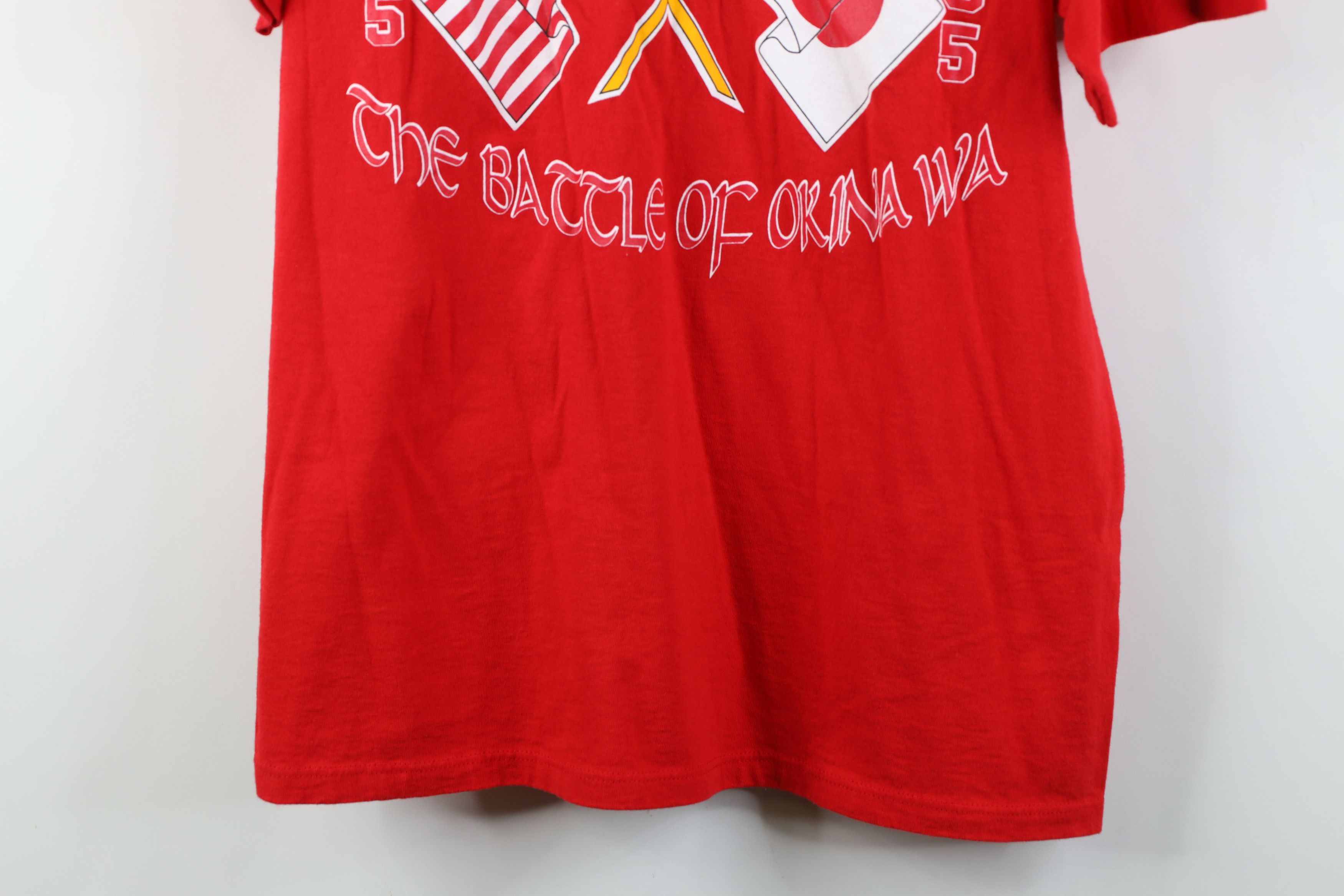 Vintage Vintage 90s 50th Anniversary Battle of Okinawa T-Shirt USA Size US L / EU 52-54 / 3 - 3 Thumbnail