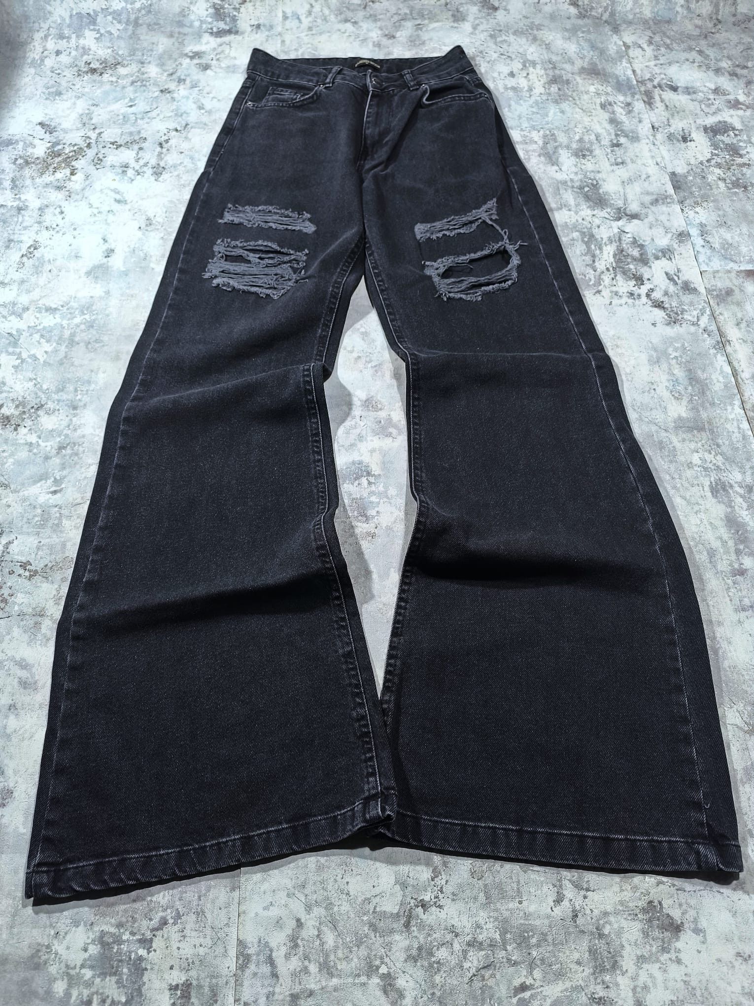 Other vtg ripped super flared high waist jeans Size 26" / US 2 / IT 38 - 1 Thumbnail