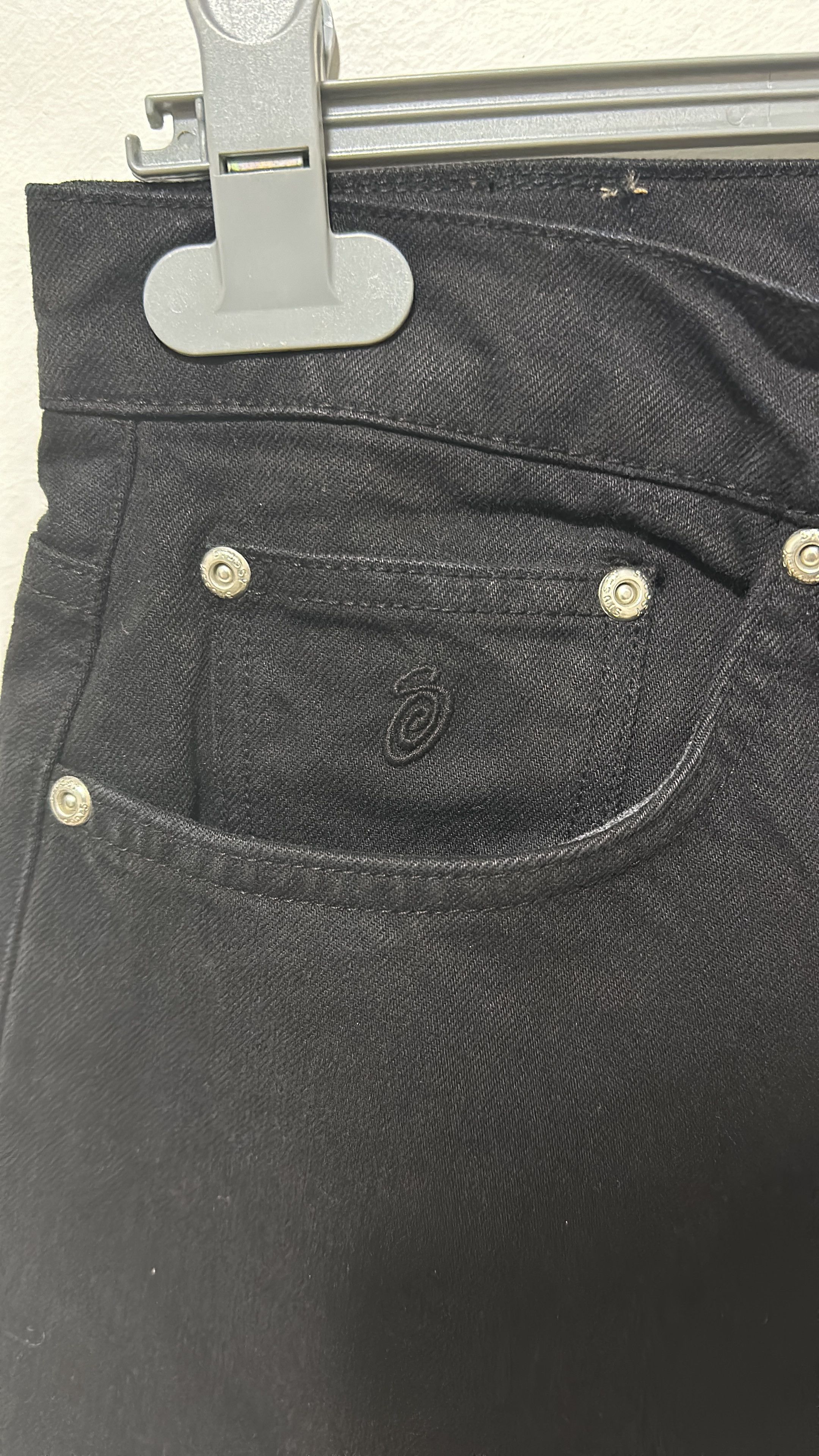 Stussy Stussy Swirl Logo Classic Jean Black Size 34 Size US 34 / EU 50 - 5 Thumbnail