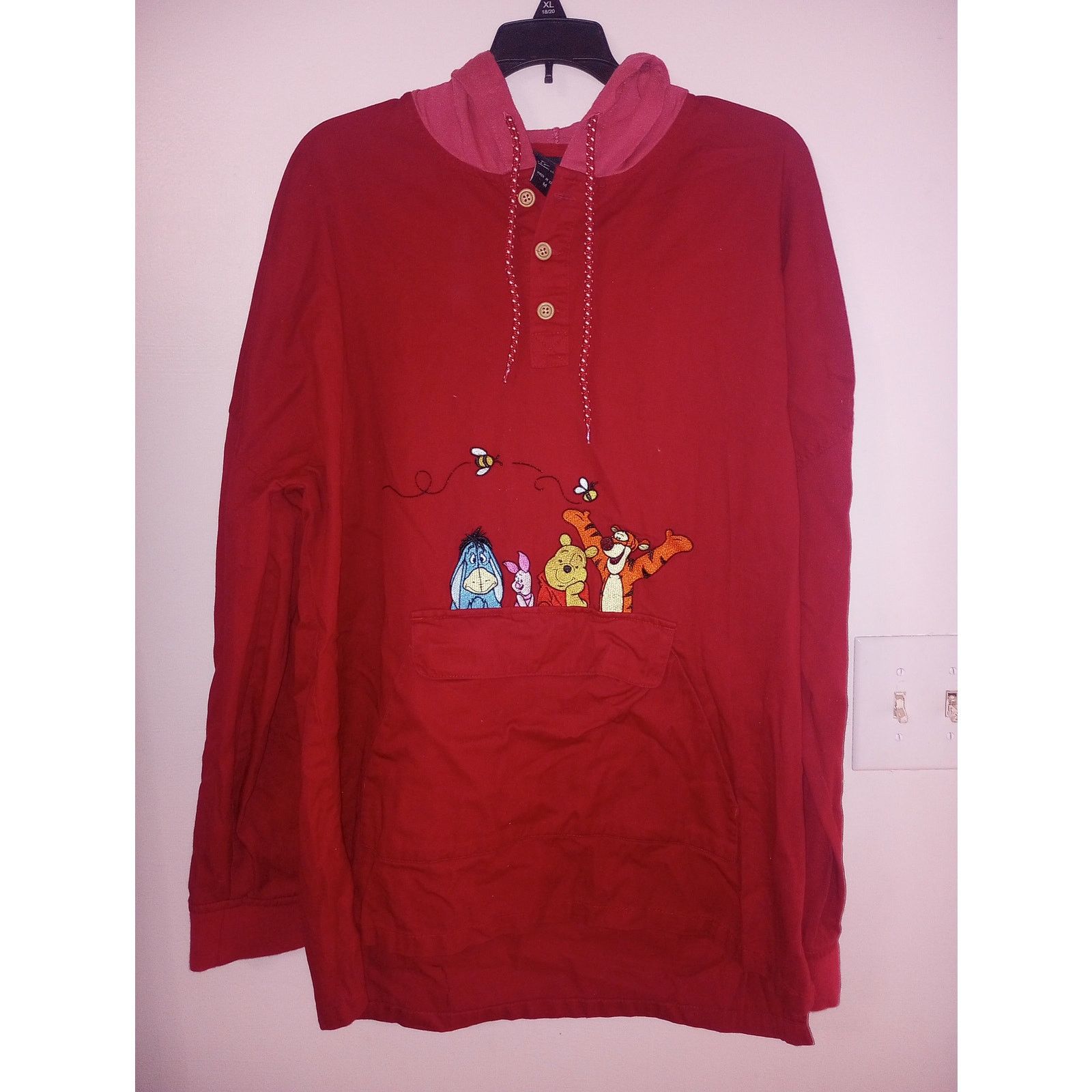 Disney Womens Disney Winnie The Pooh Hoodie Medium Size M / US 6-8 / IT 42-44 - 1 Thumbnail