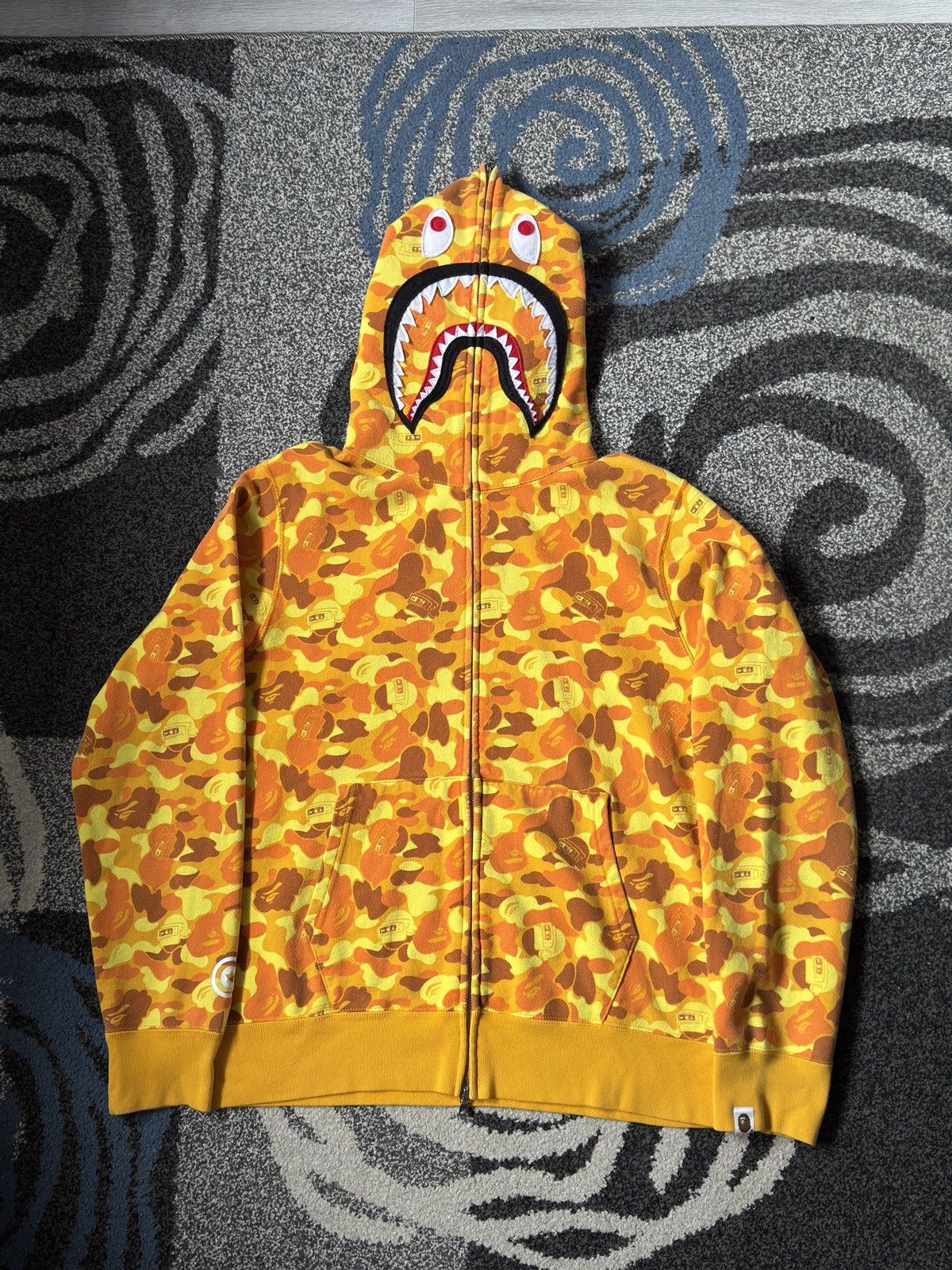 pubg mobile bape pubg 正規品　サイズM BAPE x PUBG Pullover Hoodie Orange Men's - FW19 - US