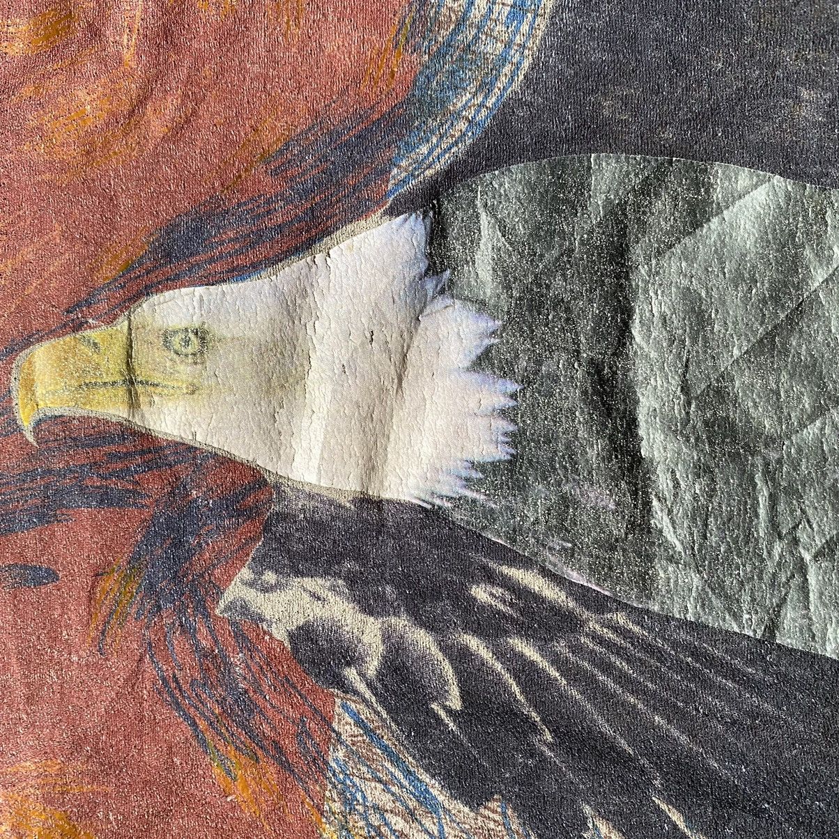 Jean Paul Gaultier SS96 Eagle Print Mesh Top Size US M / EU 48-50 / 2 - 9 Thumbnail