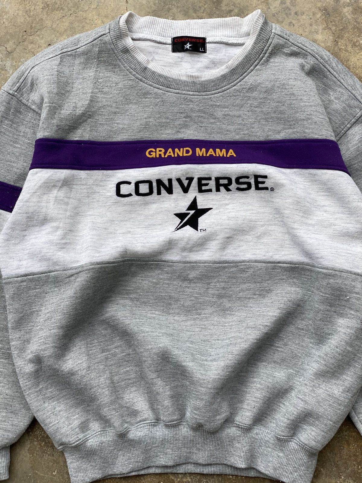 Converse 💥Converse GrandMama Big Logo Spell Out Size US L / EU 52-54 / 3 - 4 Thumbnail