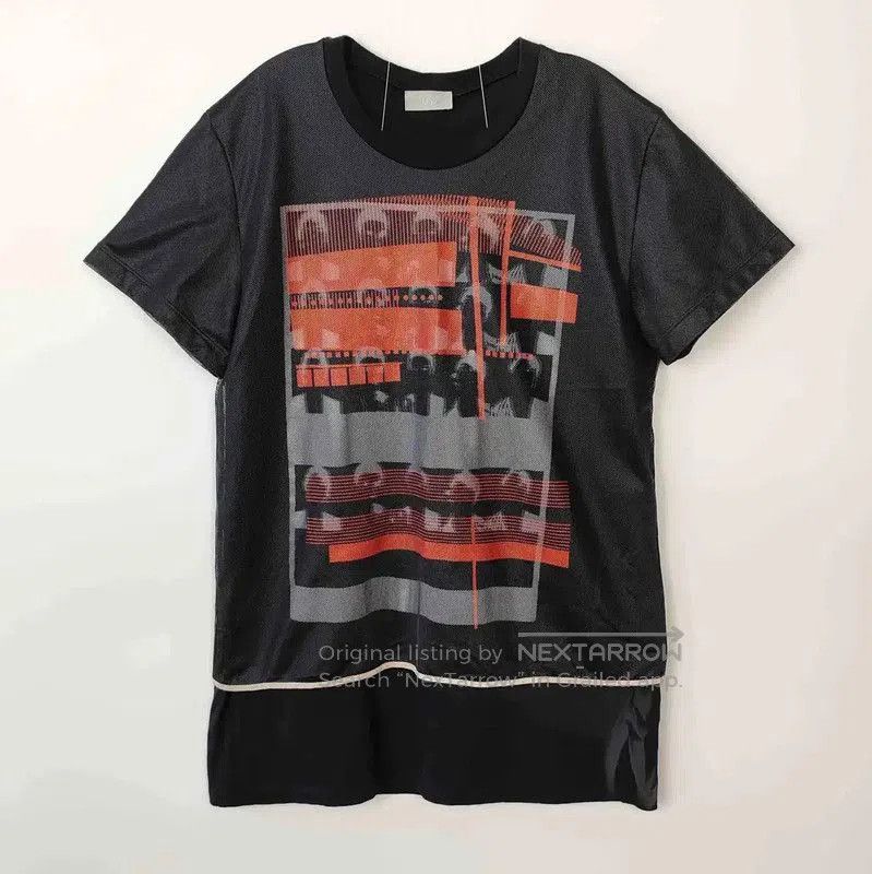 Dior Dior Black Cotton Graphic T-Shirt . Size US S / EU 44-46 / 1 - 1 Thumbnail