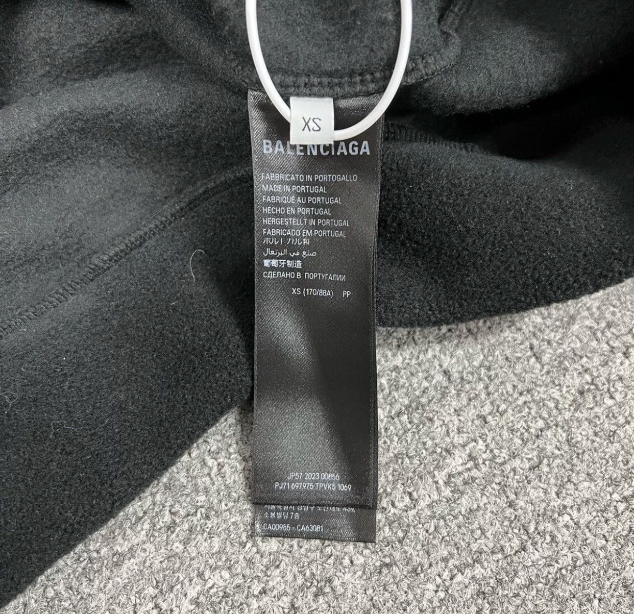 Balenciaga Balenciaga Double Ring embroidery Polar Fleece Sweatshirt Size US XS / EU 42 / 0 - 8 Thumbnail