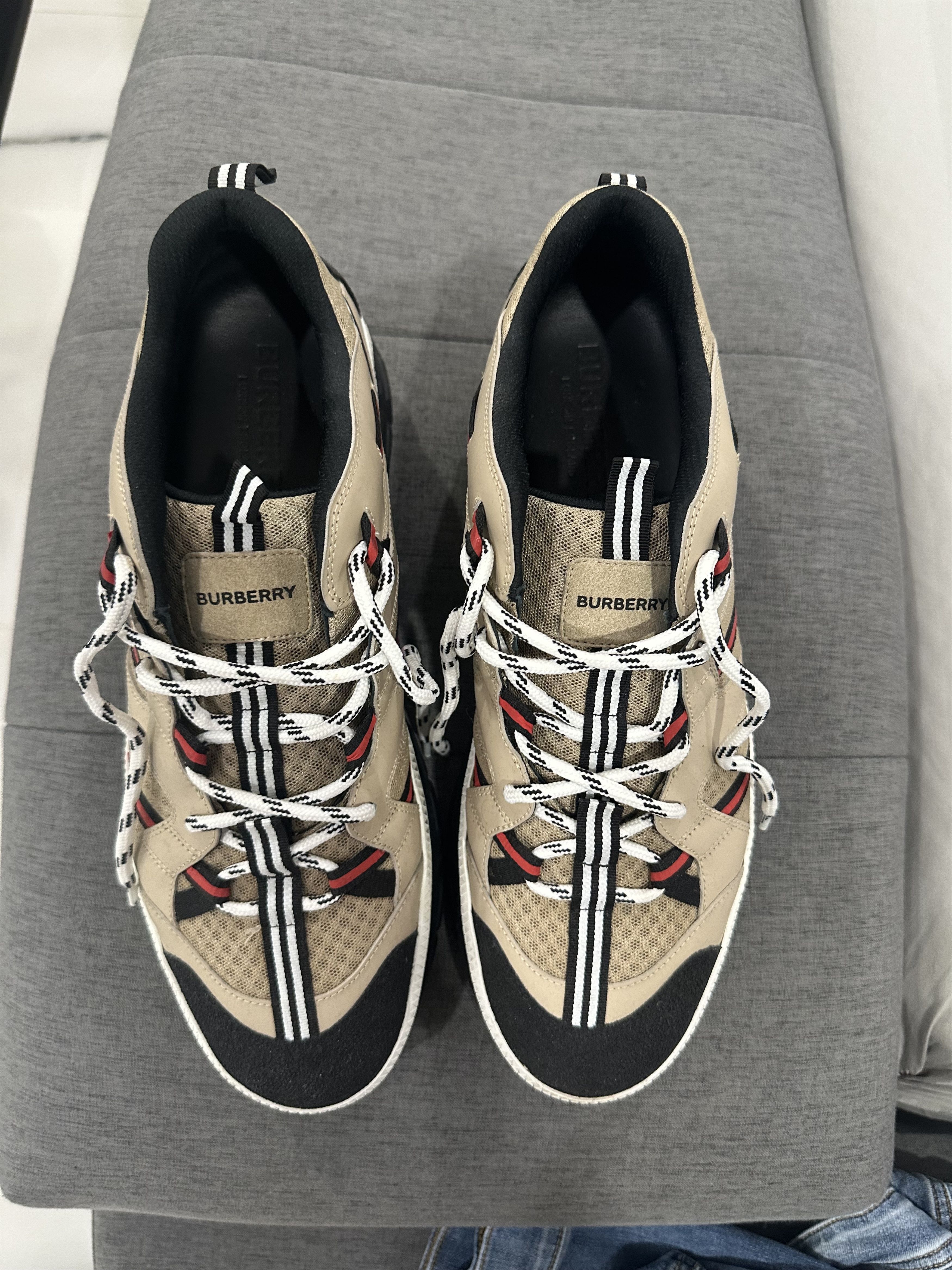 Burberry UNION TB LOGO RS5 LOW TOP SNEAKERS Size US 12 / EU 45 - 2 Thumbnail