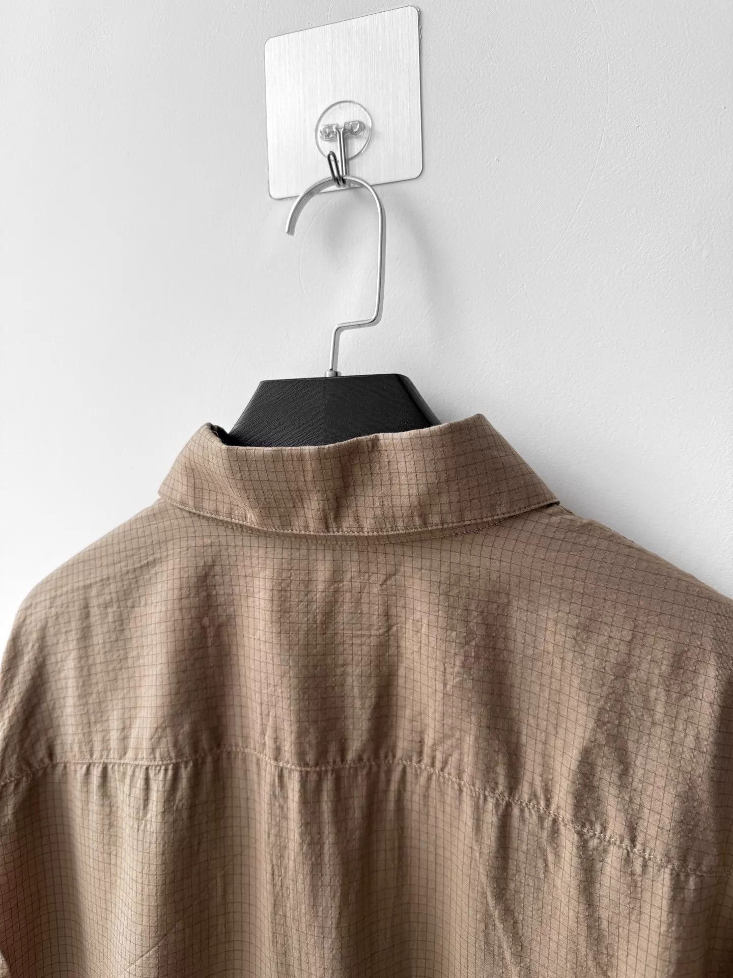 Lemaire LEMAIRE Lyocell Check Basic Shirt Size US L / EU 52-54 / 3 - 5 Thumbnail