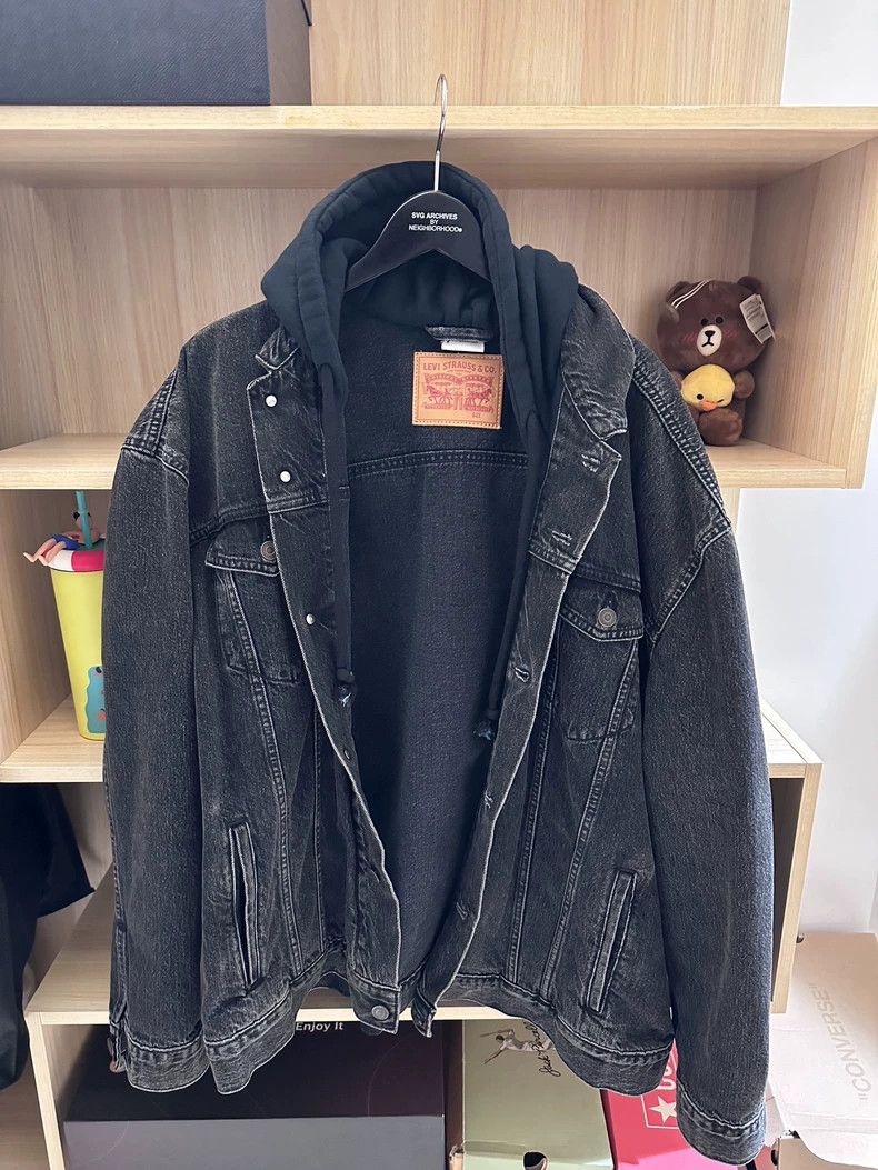 Vetements Vetements Black Denim Jacket Size US XS / EU 42 / 0 - 1 Thumbnail