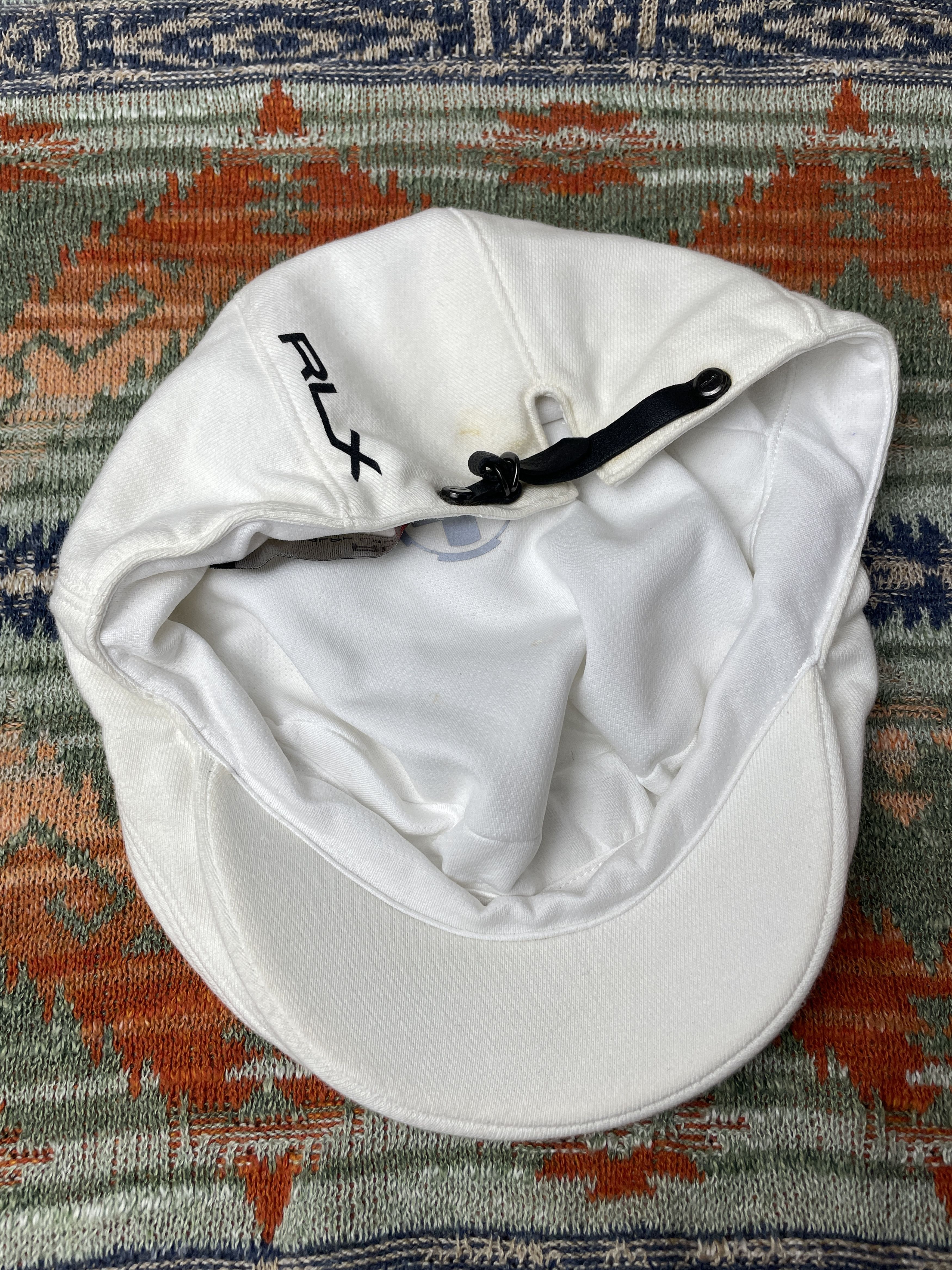 RLX Ralph Lauren × Ralph Lauren Ralph Lauren Rlx Rare Soft peak Baseball Hat Cap Size ONE SIZE - 3 Thumbnail