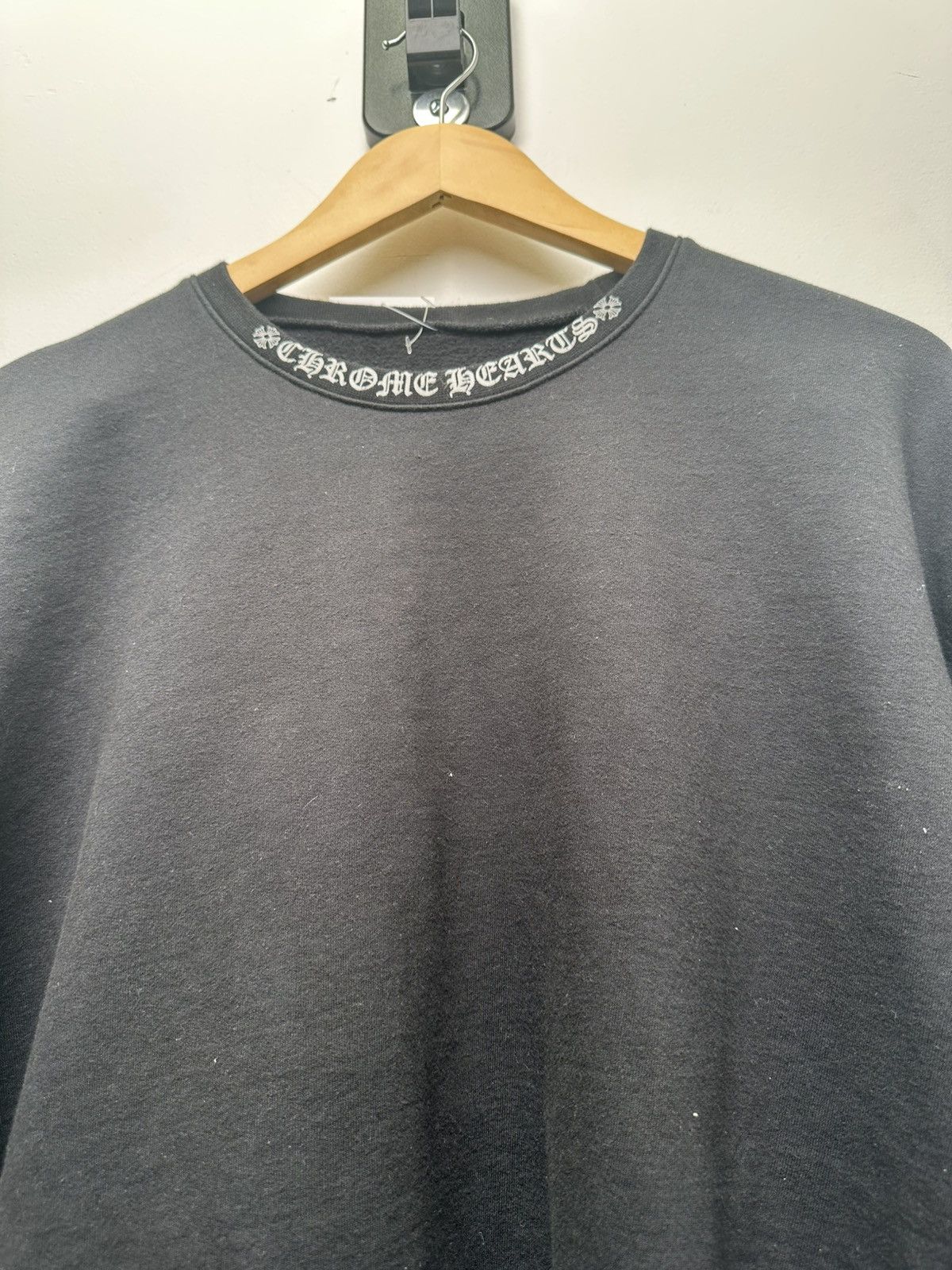 Chrome Hearts Chrome Hearts Black White Neck N Sleeve Logo Size US M / EU 48-50 / 2 - 3 Thumbnail