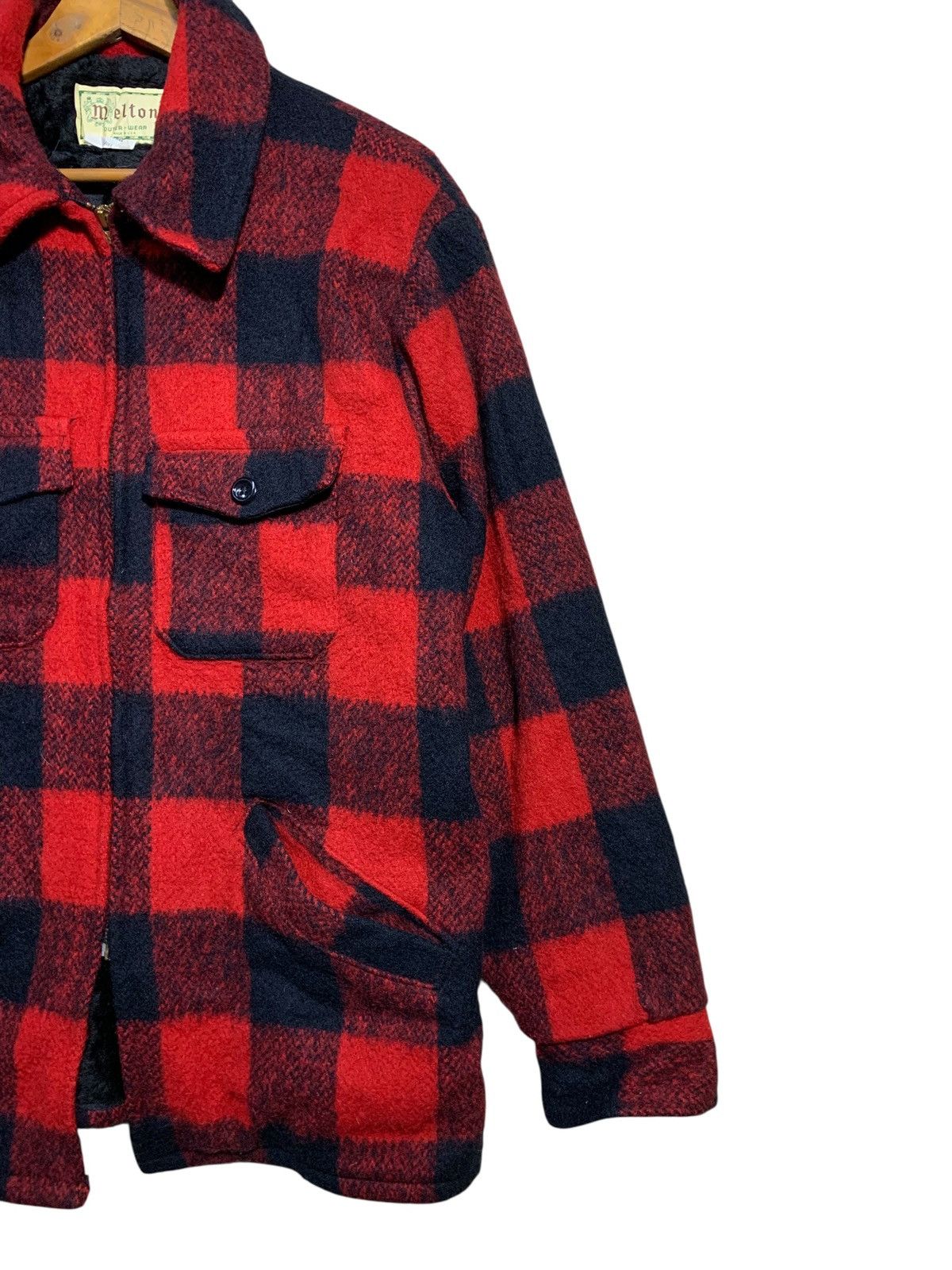 Vintage 🔥VTG MELTON USA PLAID TARTANS MACKINAW JACKETS Size US L / EU 52-54 / 3 - 3 Thumbnail