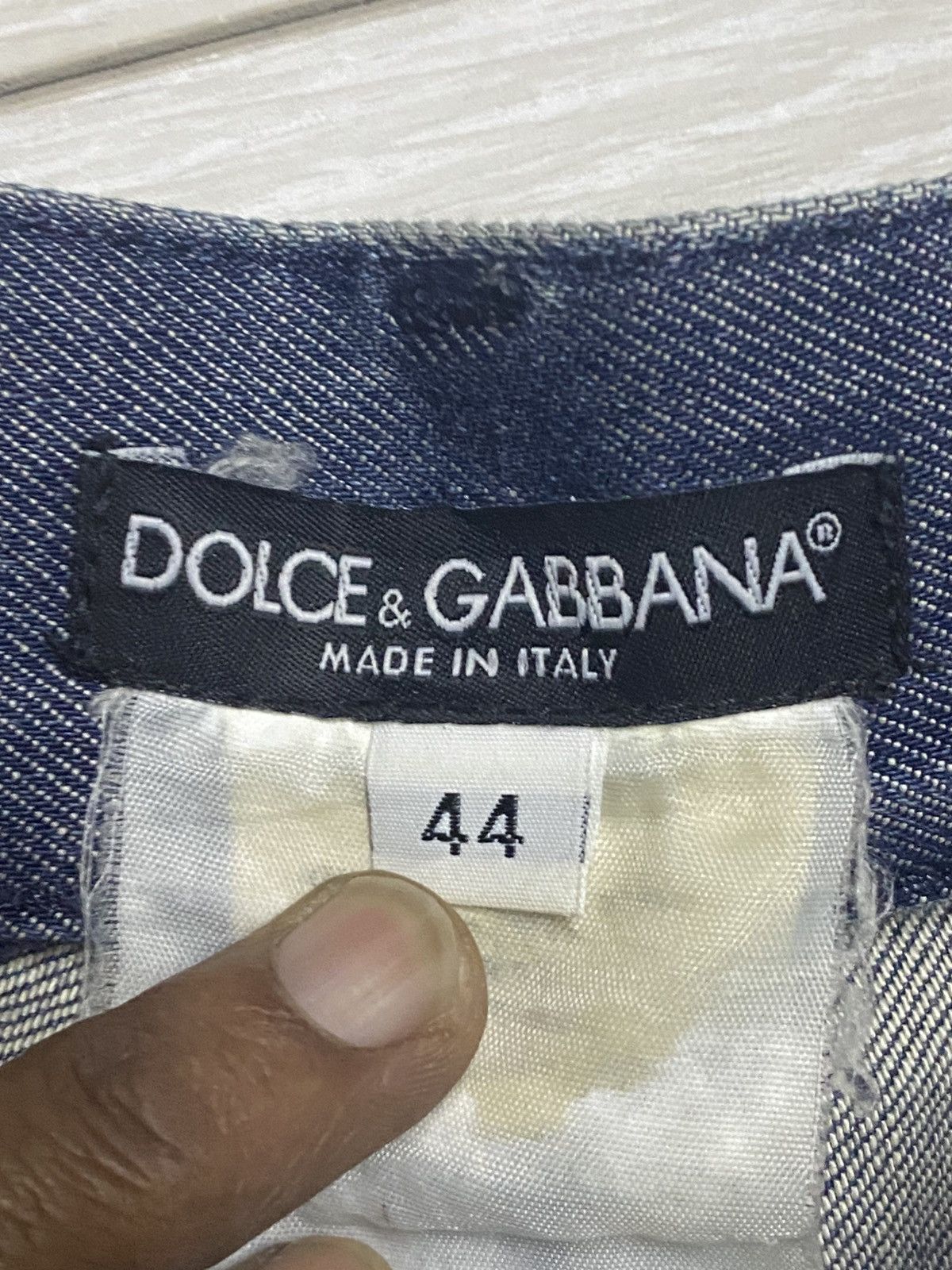 Dolce & Gabbana Vintage Dolce & Gabbana Distressed Distressed Skinny Jeans Size US 30 / EU 46 - 17 Thumbnail
