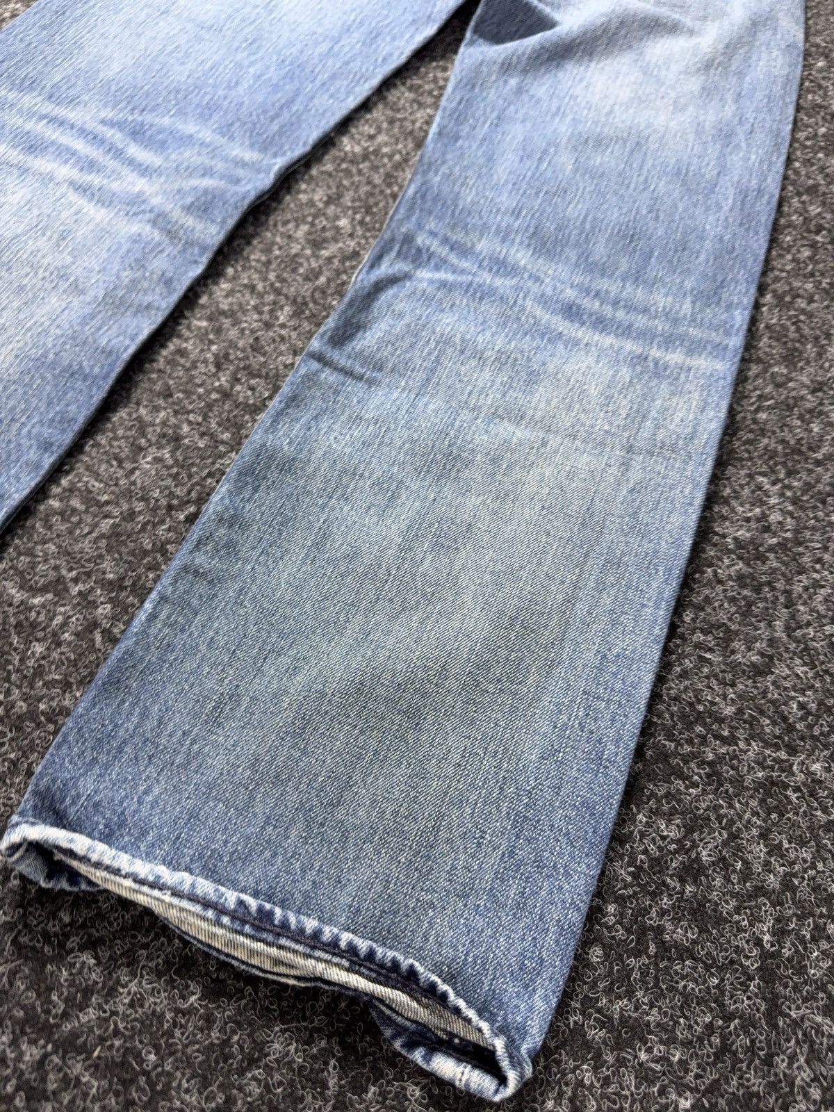Levi's Levi’s 501 Straight Fit Western USA Cowboy Vibe Denim Jeans Size US 30 / EU 46 - 15 Thumbnail