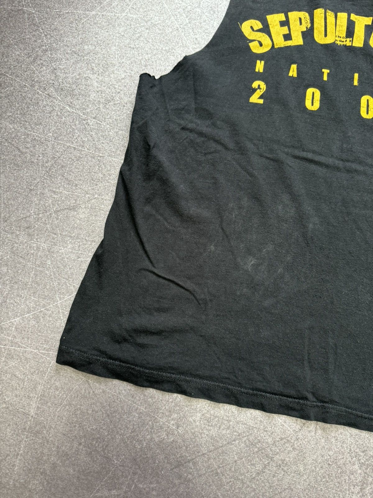Band Tees × Vintage Vintage 2001 Sepultura Nation Tank Top Shirt Y2K Size US XL / EU 56 / 4 - 11 Thumbnail
